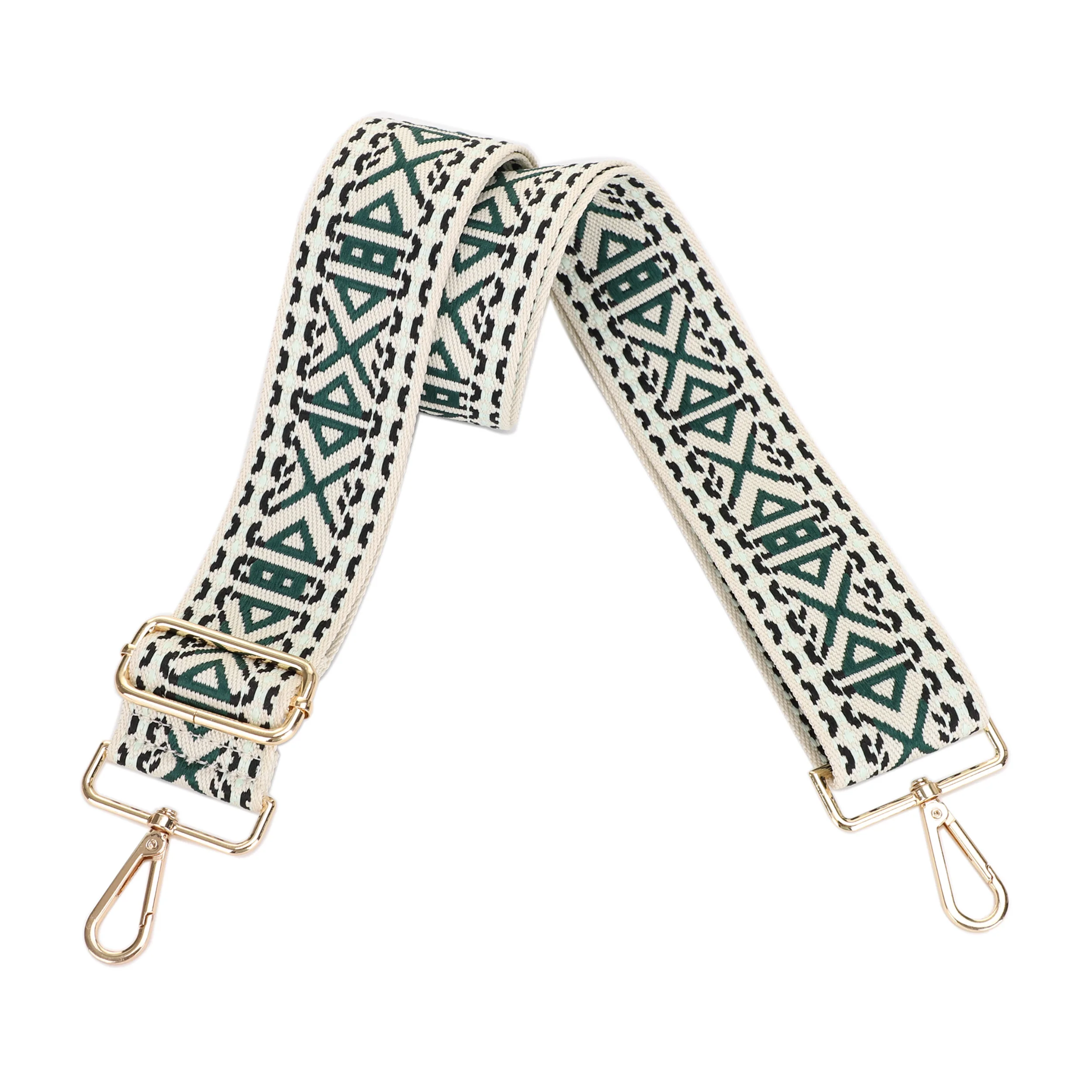 2 Inch Wide Replacement Webbing Strap with Gold Metal Hardware - Image 10