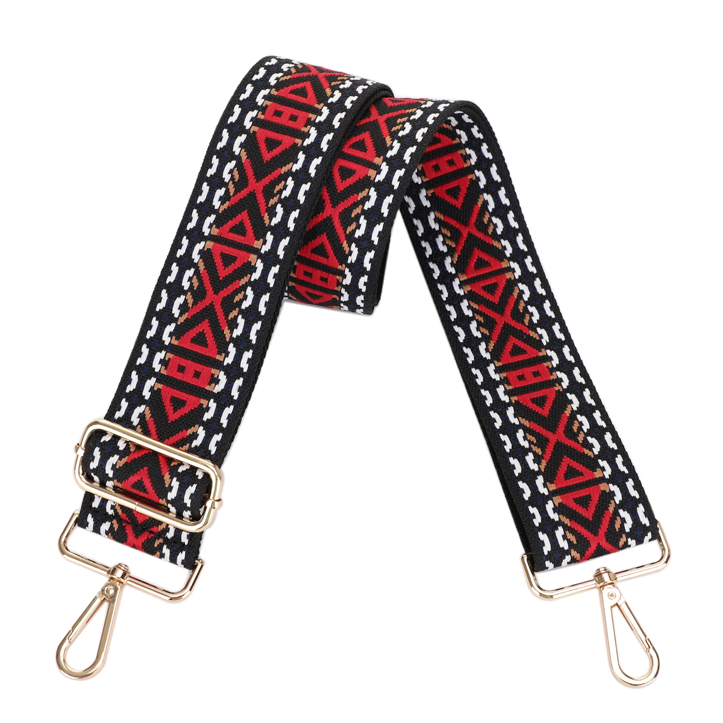 2 Inch Wide Replacement Webbing Strap with Gold Metal Hardware - Image 12