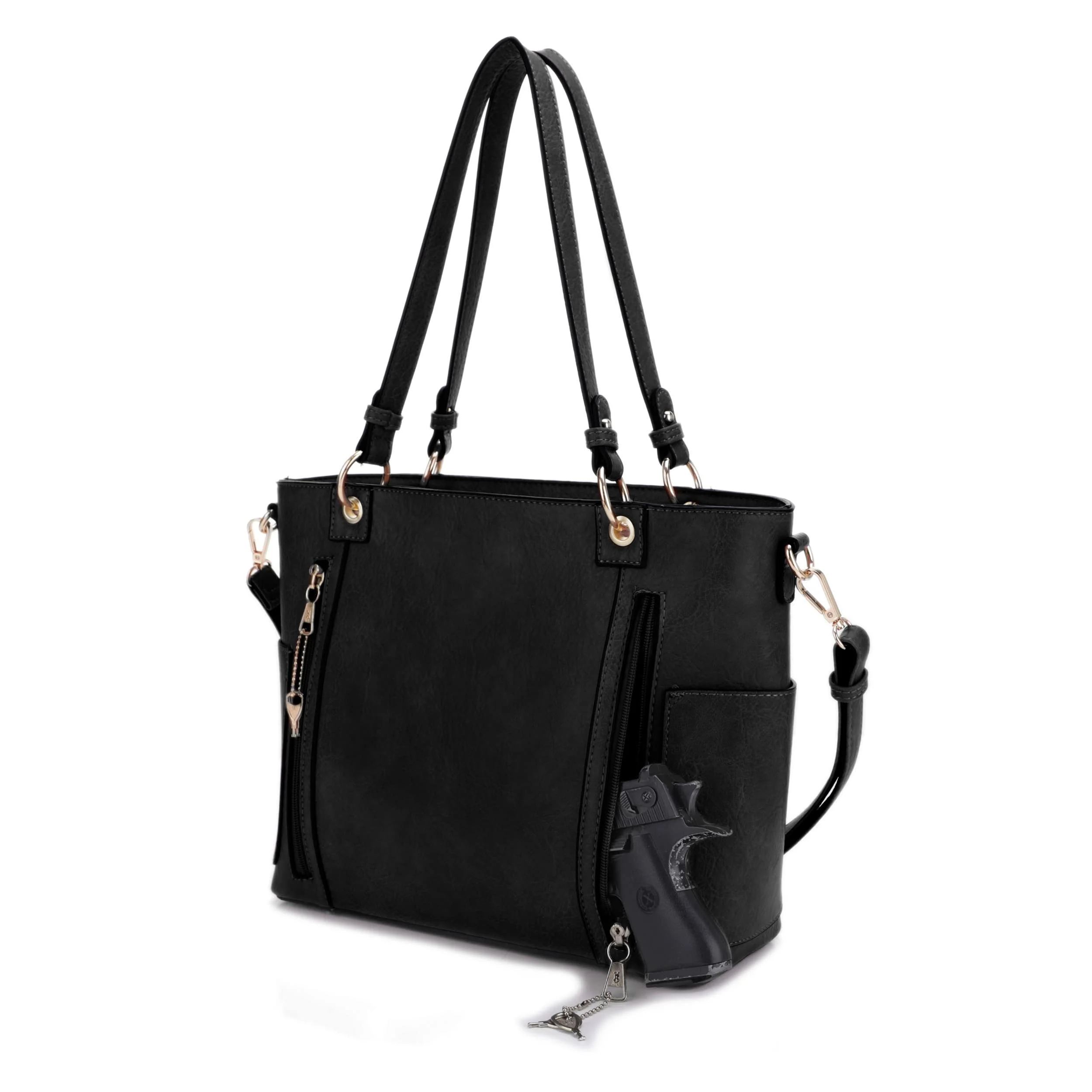 Austin Whipstitching Concealed Carry Lock and Key Tote - Image 15