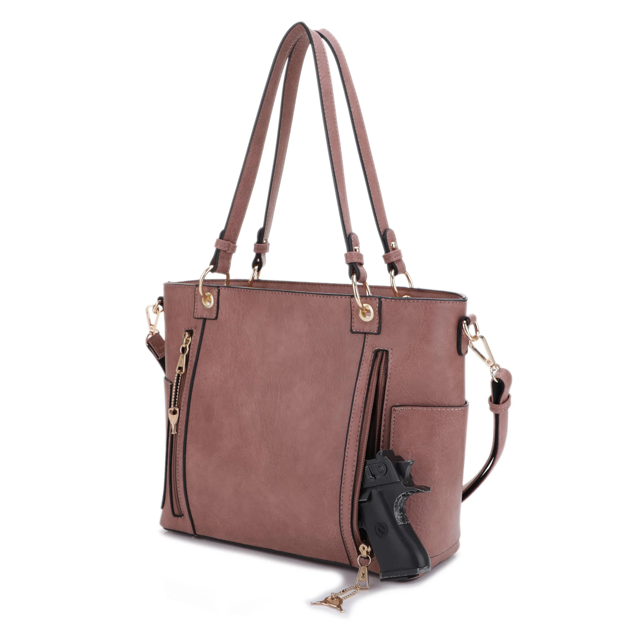 Austin Whipstitching Concealed Carry Lock and Key Tote - Image 20