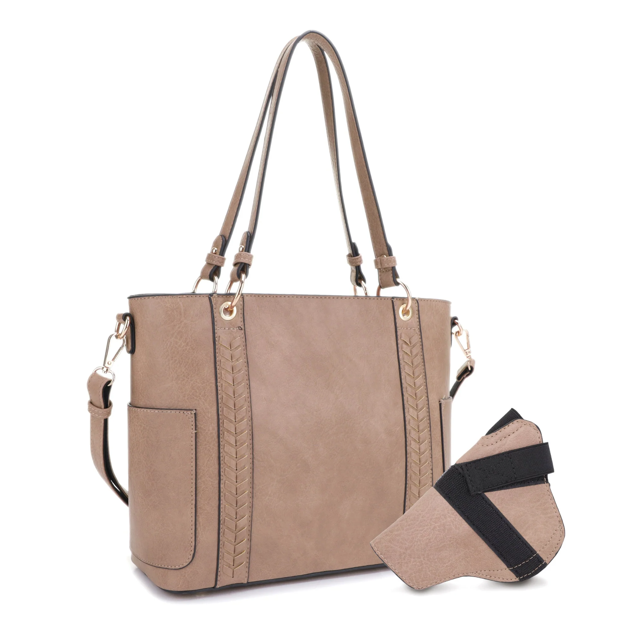 Austin Whipstitching Concealed Carry Lock and Key Tote - Image 23