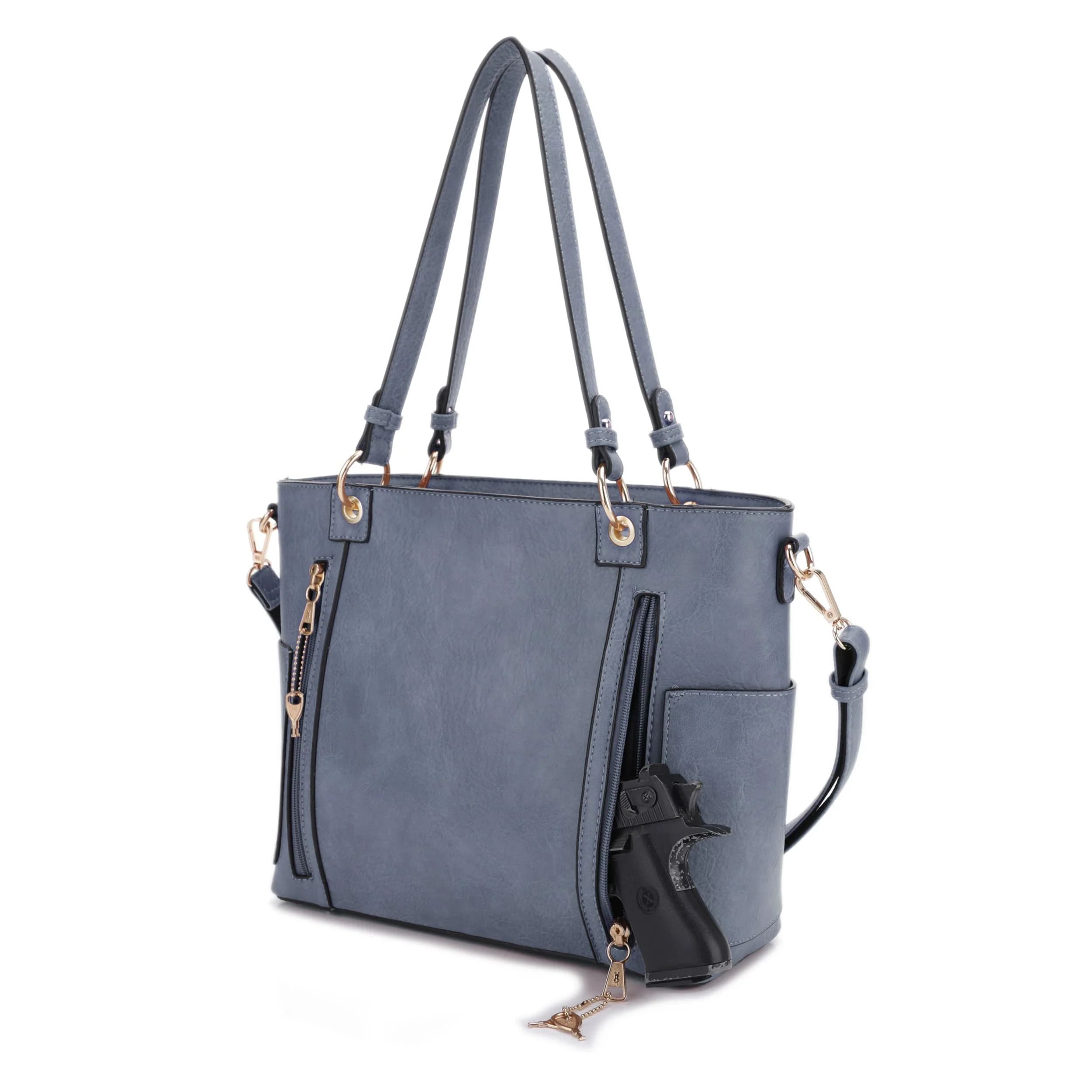 Austin Whipstitching Concealed Carry Lock and Key Tote - Image 9