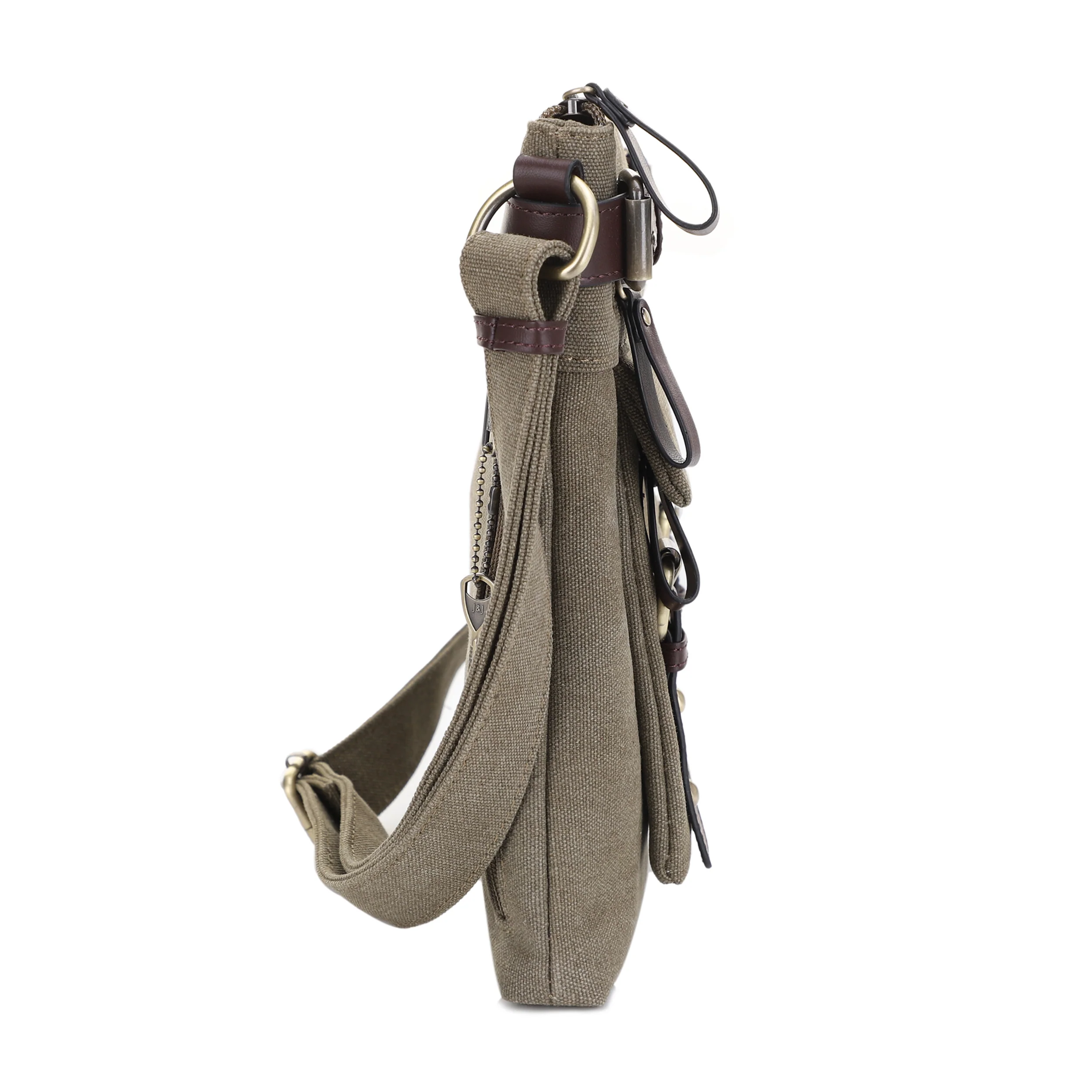Bailey Concealed Carry Canvas Crossbody - Image 16