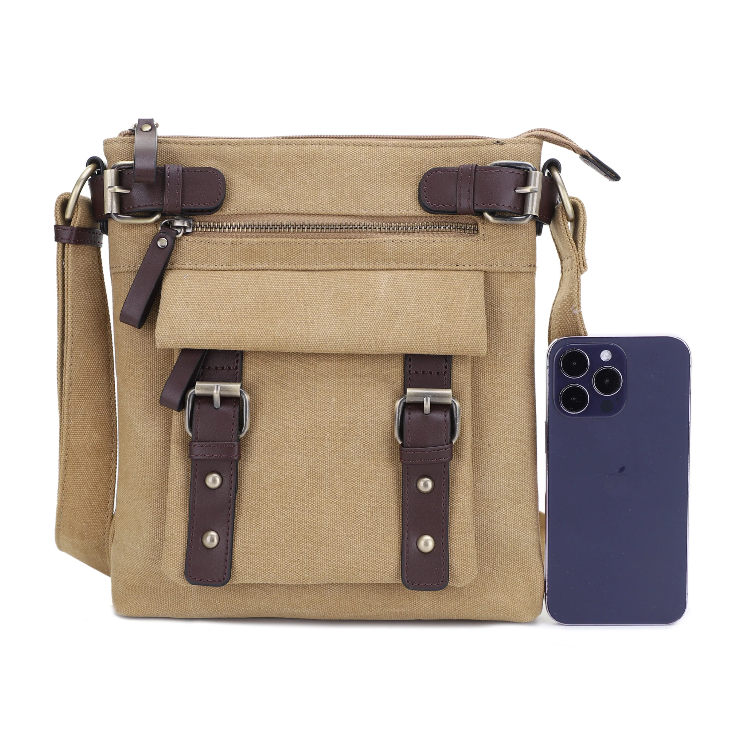 Bailey Concealed Carry Canvas Crossbody - Image 46