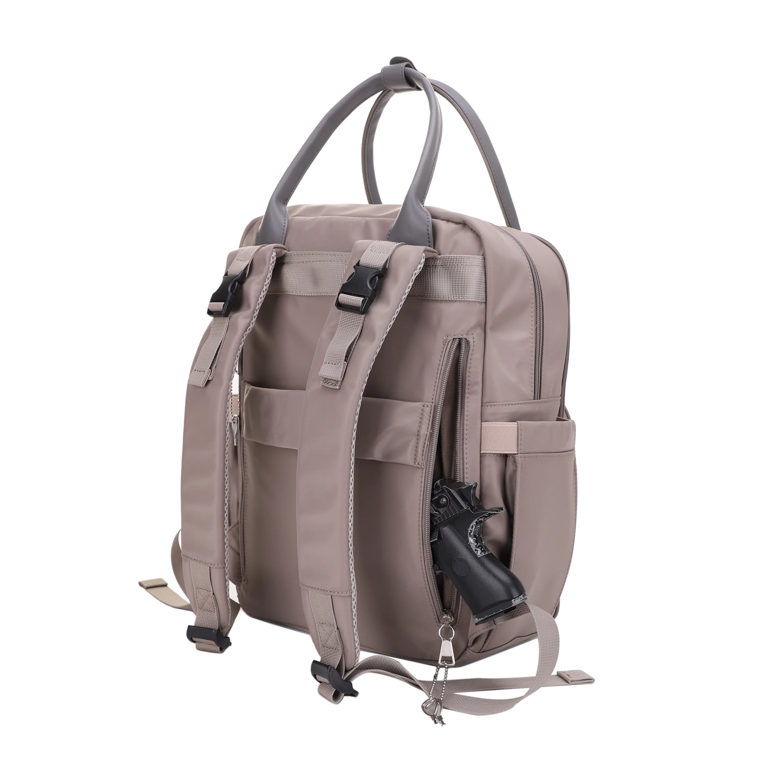 BeBe Nylon Diaper Bag with Concealed Carry Function - Image 30
