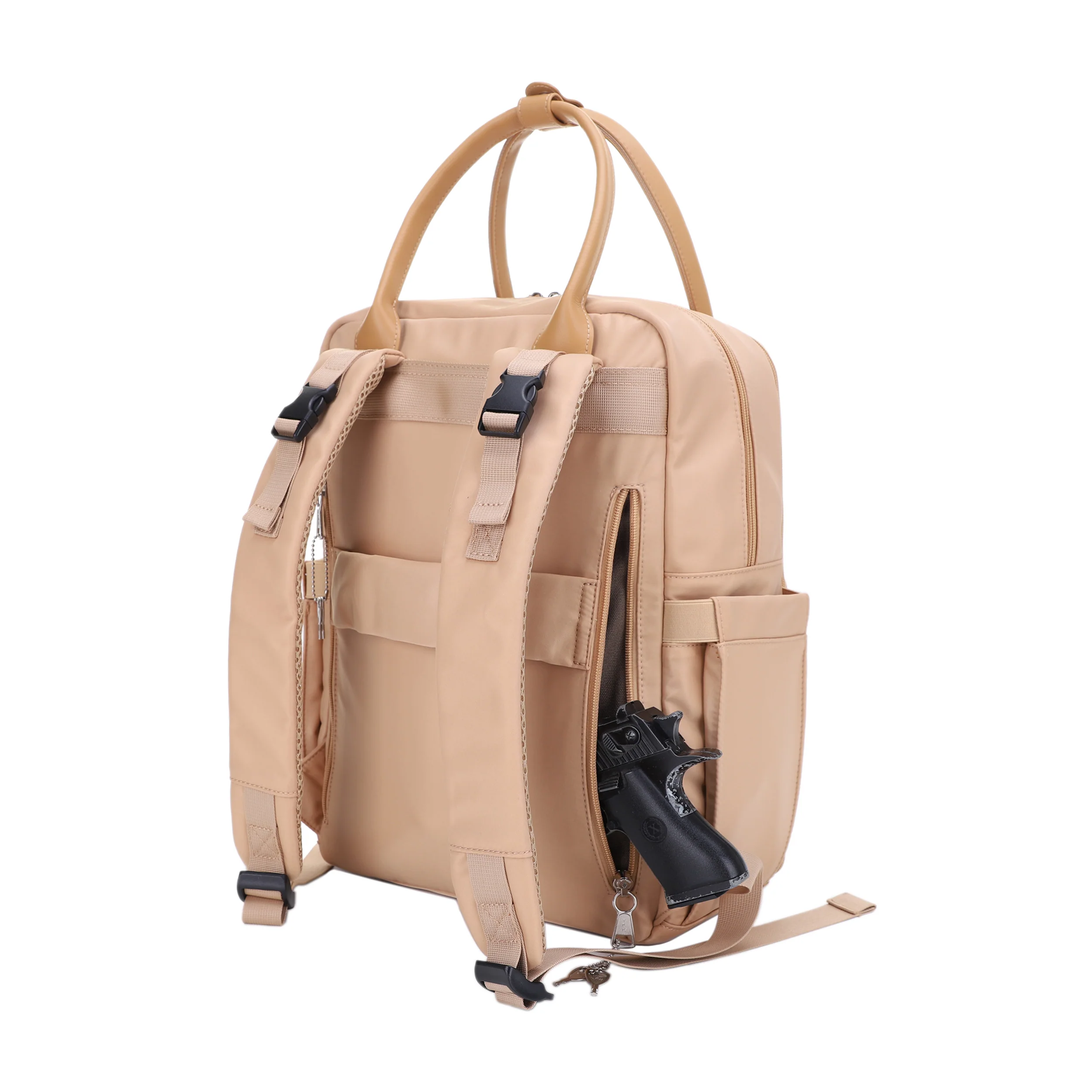 BeBe Nylon Diaper Bag with Concealed Carry Function - Image 6