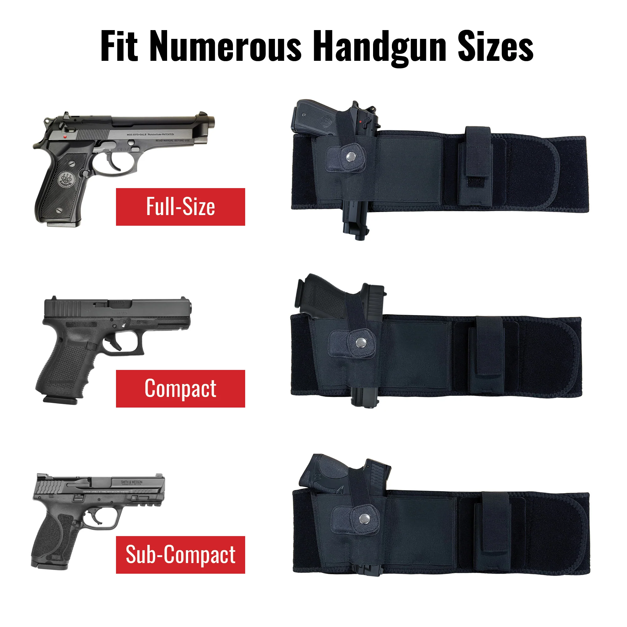 Unisex Belly Band for Concealed Carry - Image 11