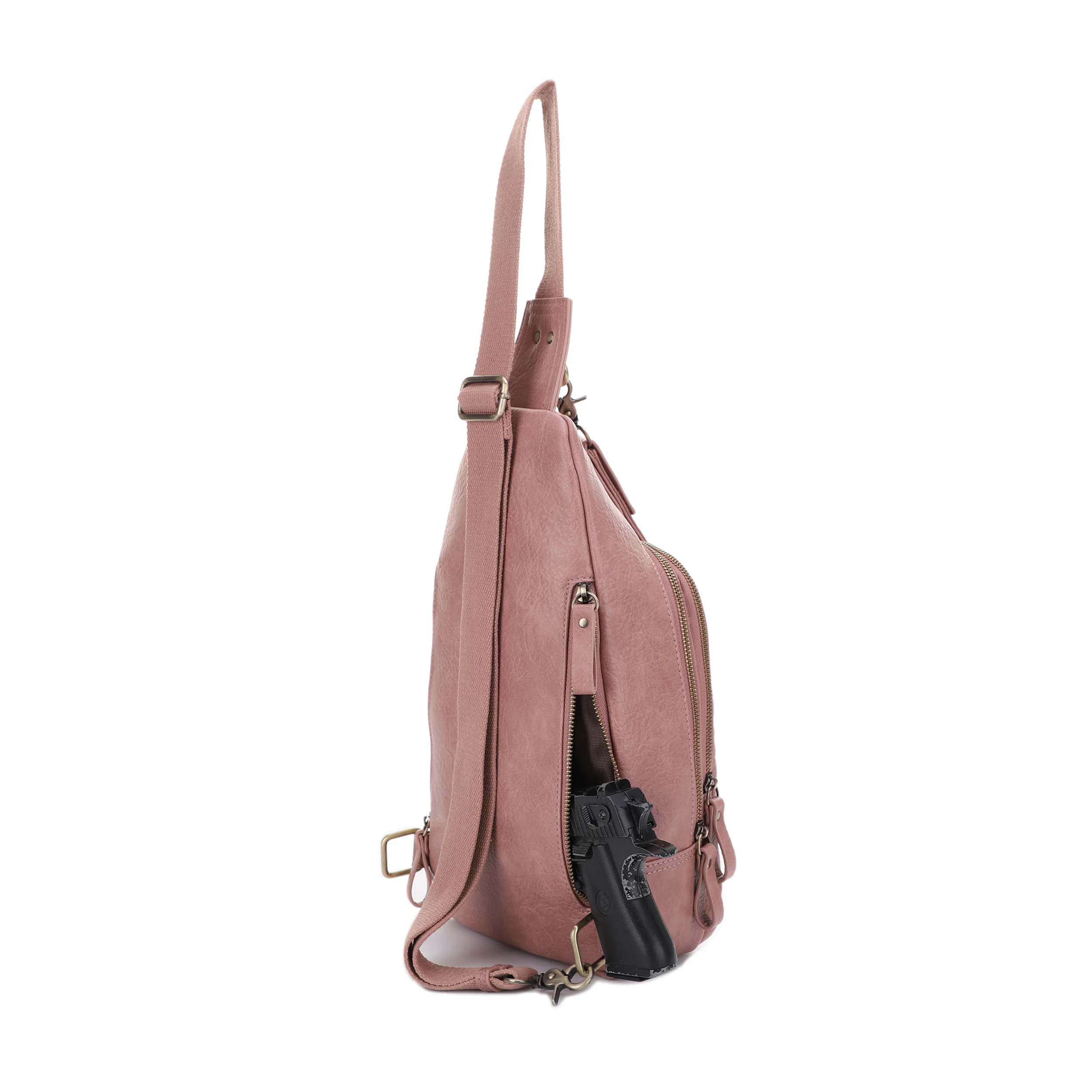 Brooke Sling Shoulder Concealed Backpack - Image 21