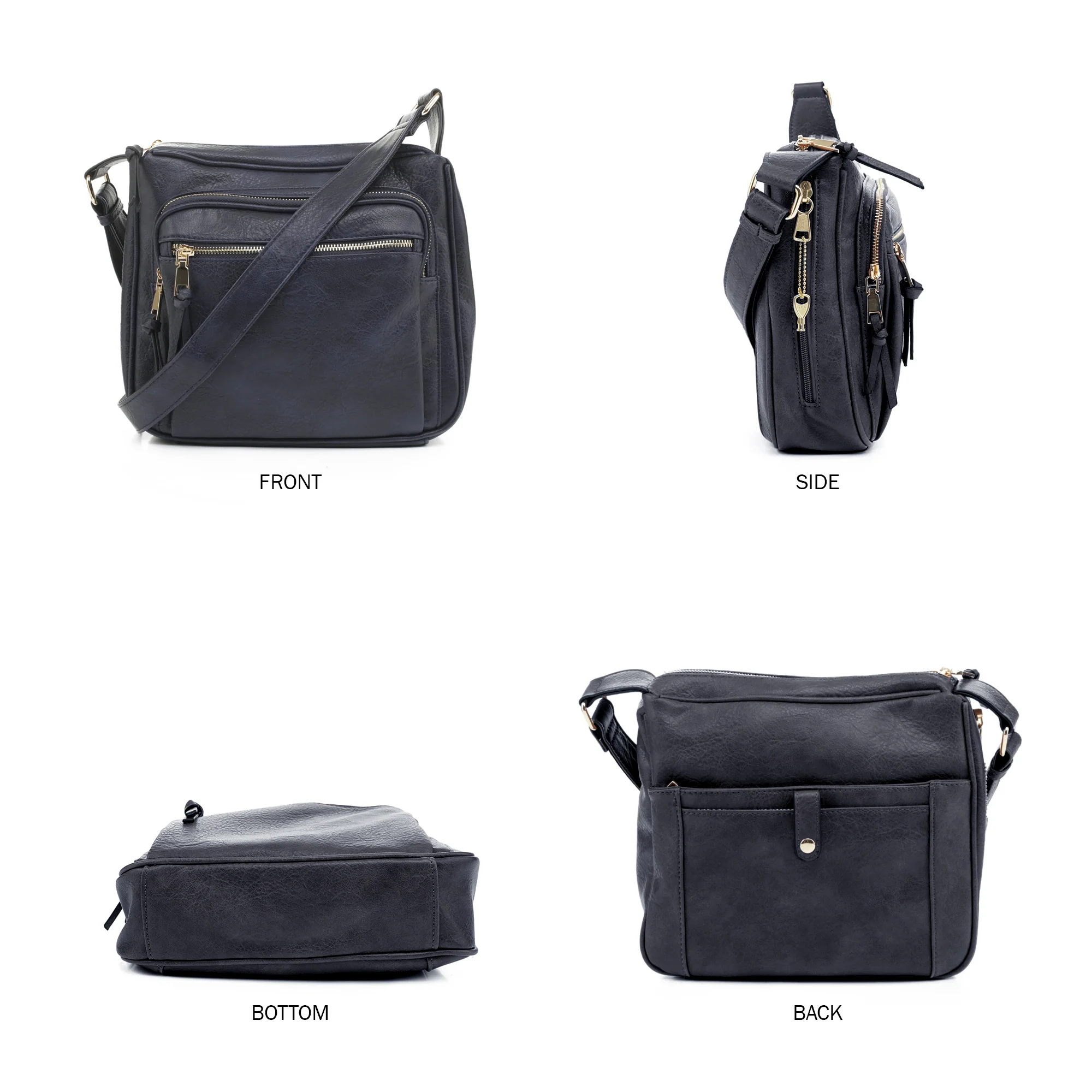 Brooklyn Concealed Carry Lock and Key Crossbody - Image 15