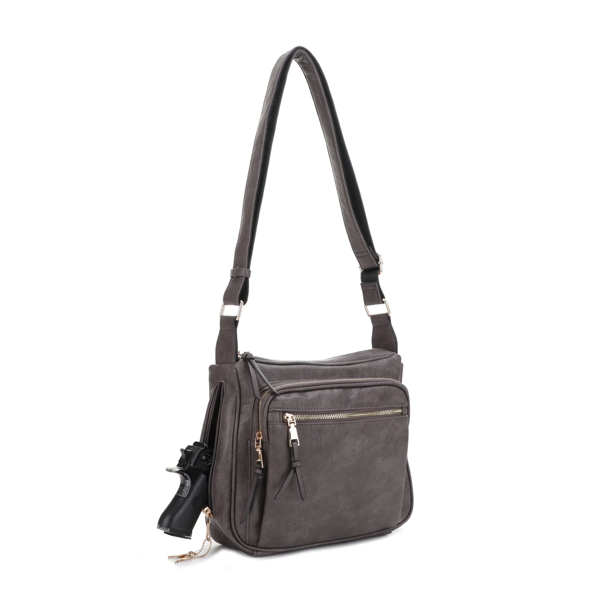 Brooklyn Concealed Carry Lock and Key Crossbody - Image 19