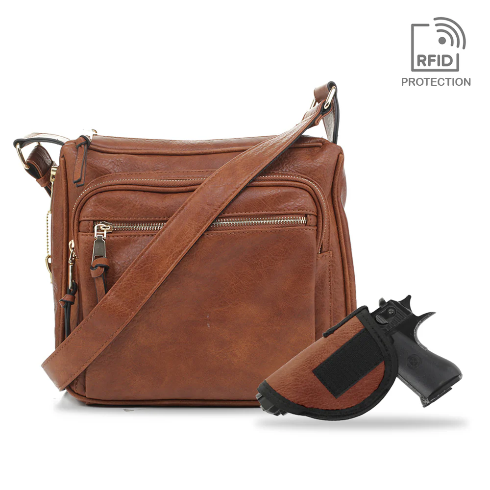 Brooklyn Concealed Carry Lock and Key Crossbody - Image 22