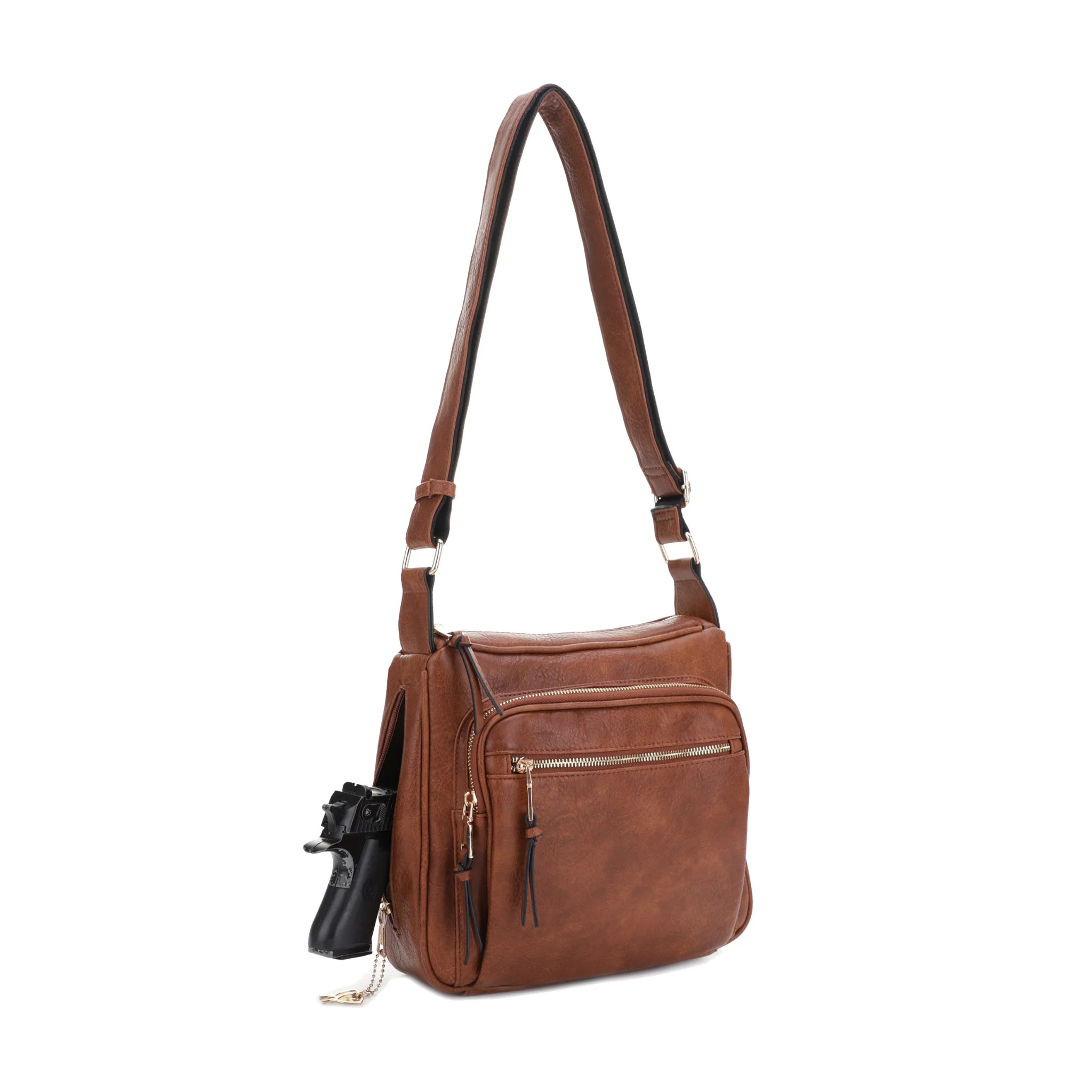Brooklyn Concealed Carry Lock and Key Crossbody - Image 23