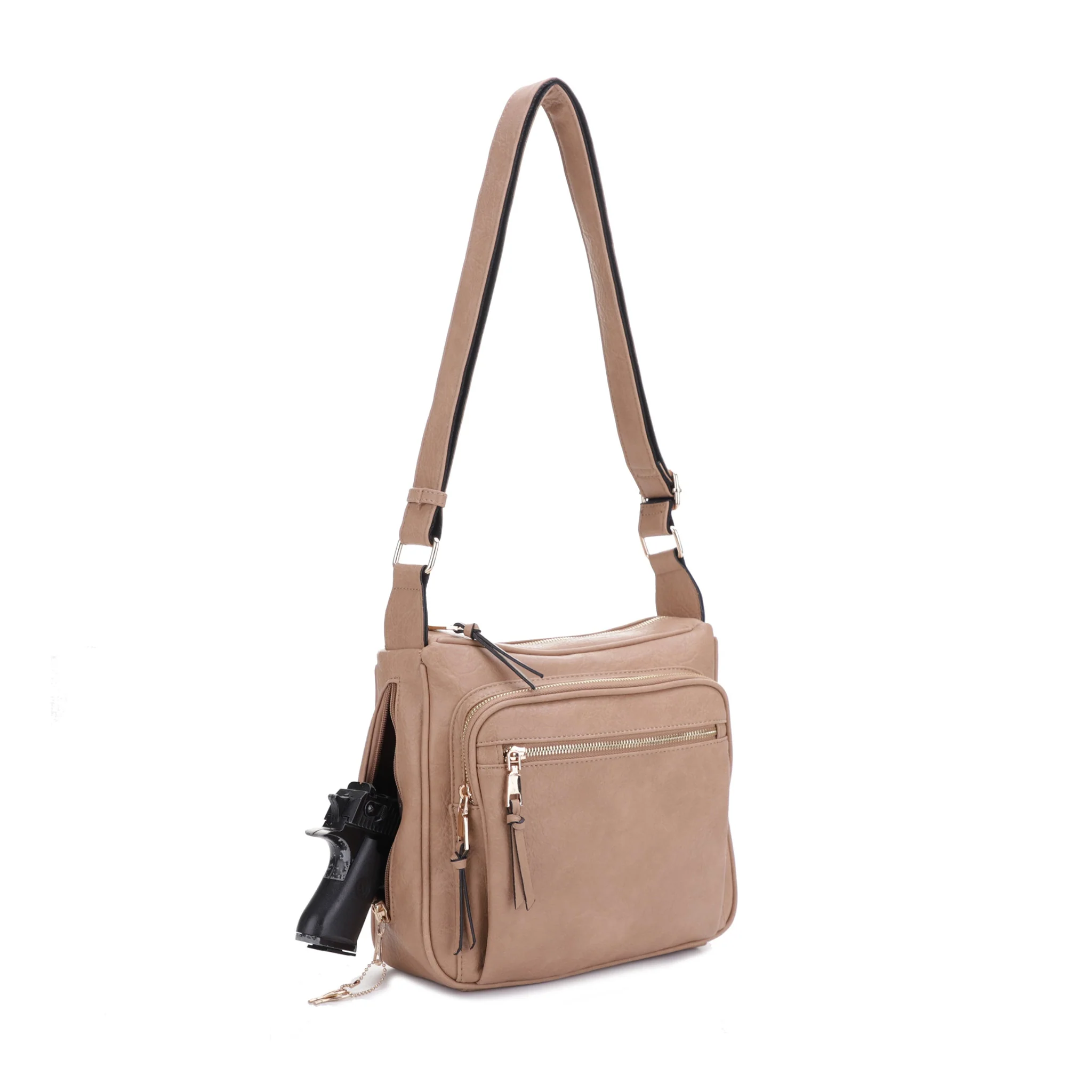 Brooklyn Concealed Carry Lock and Key Crossbody - Image 27