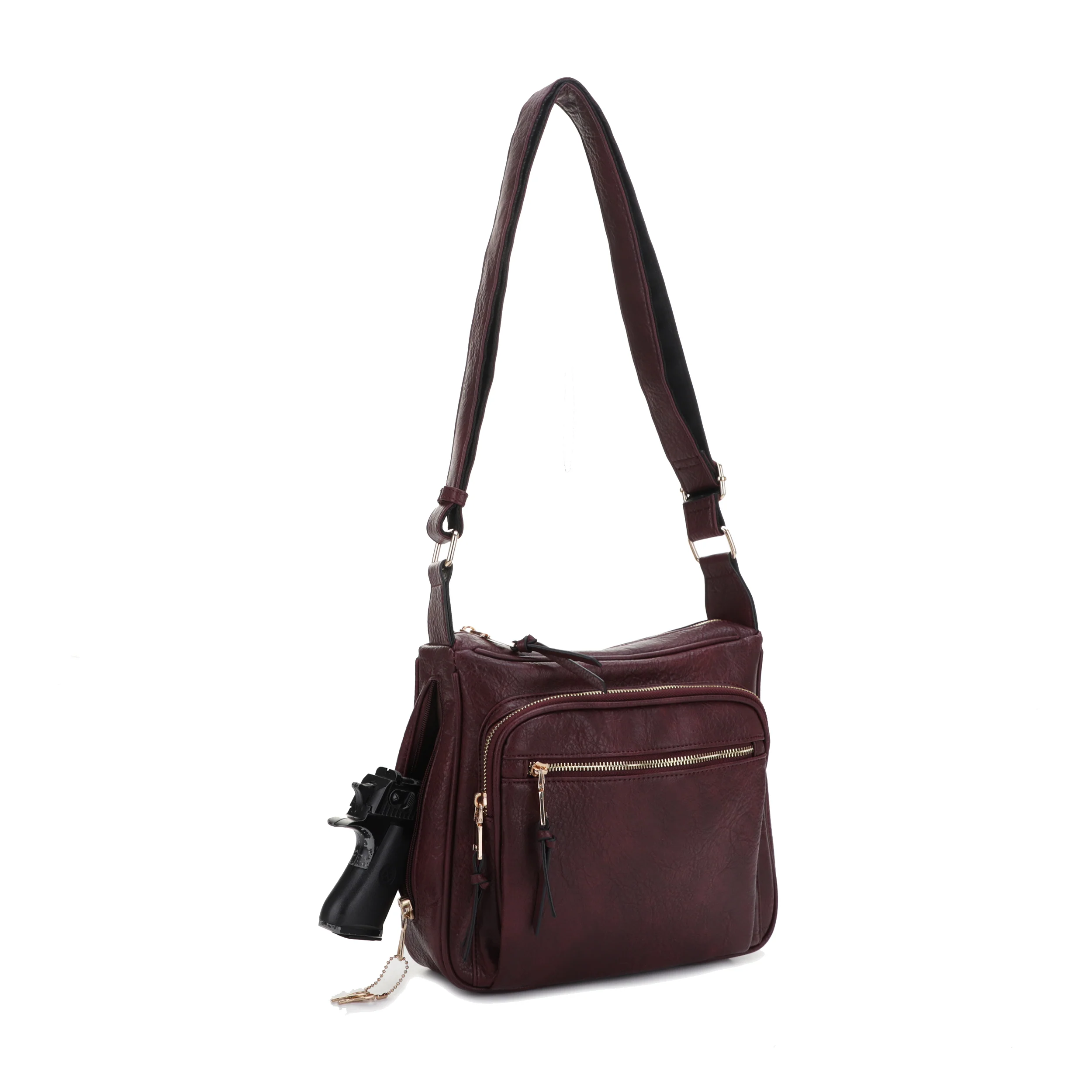 Brooklyn Concealed Carry Lock and Key Crossbody - Image 4