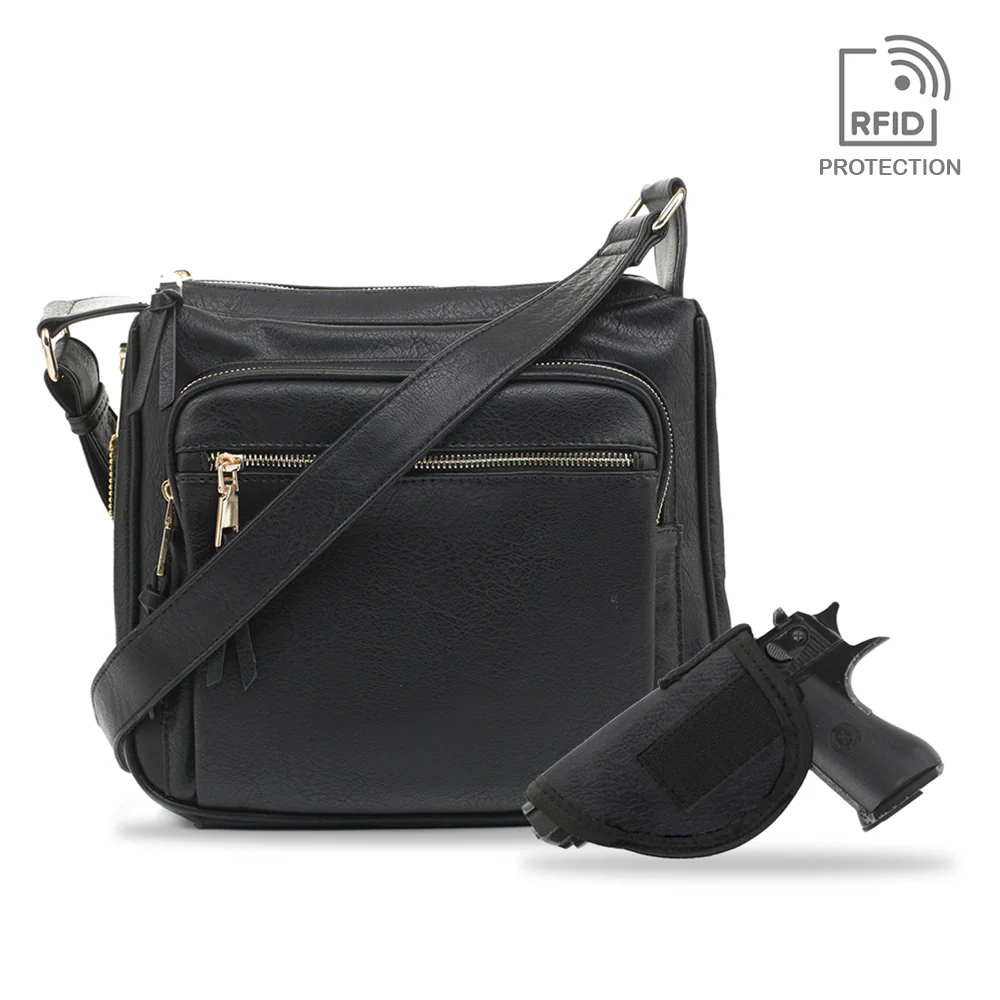 Brooklyn Concealed Carry Lock and Key Crossbody - Image 7