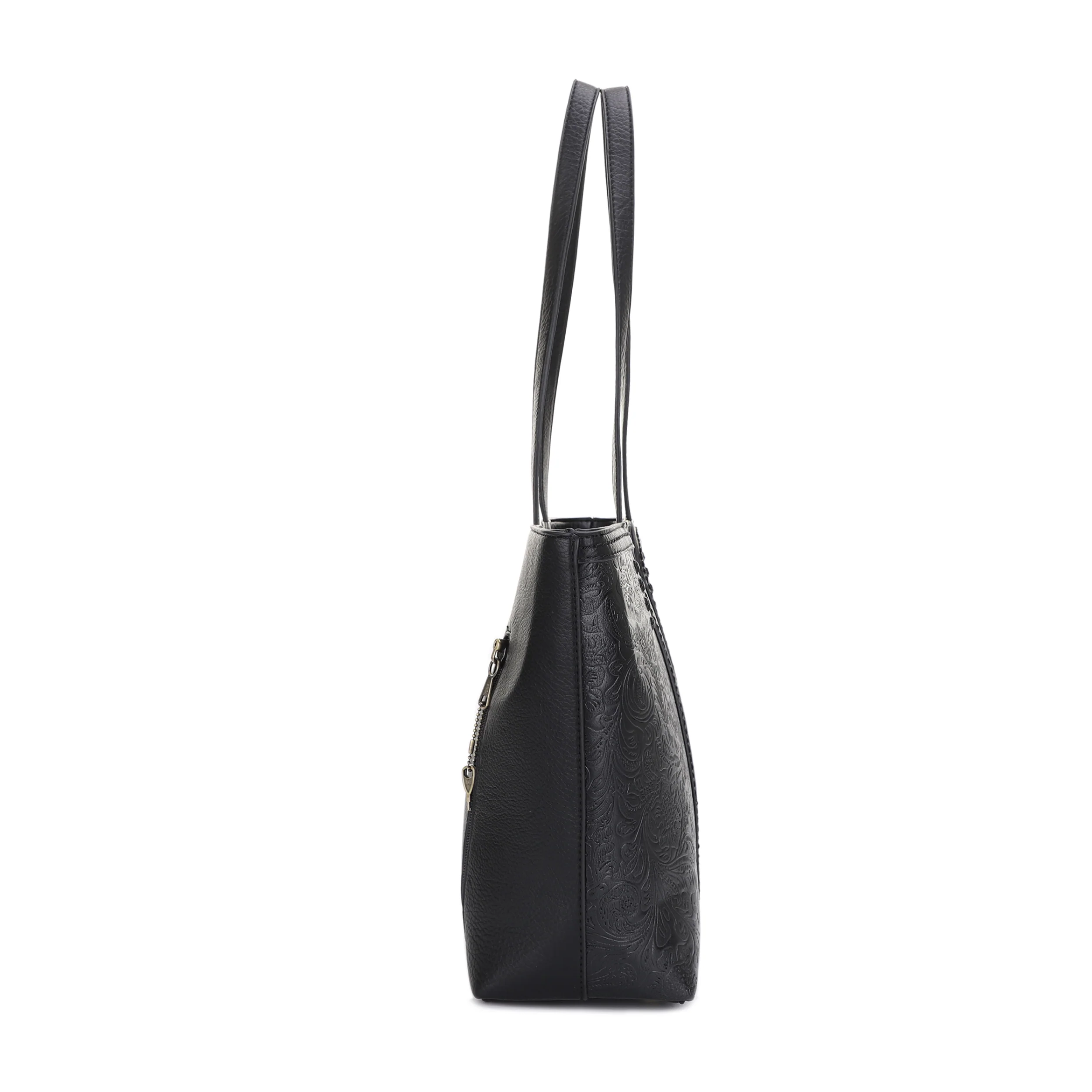 Cassidy Concealed Carry Tooled Tote Bag with Matching Wallet - Image 25