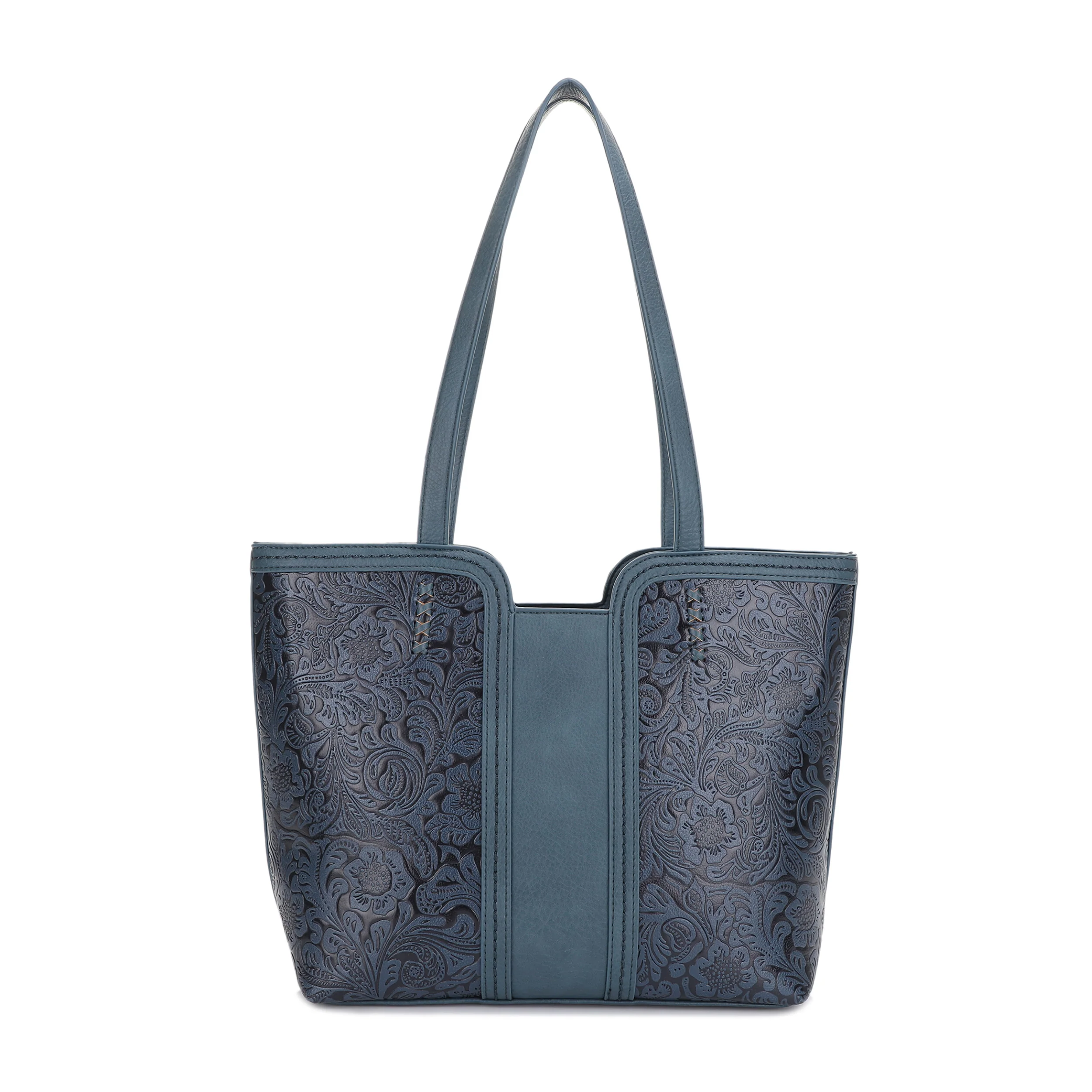 Cassidy Concealed Carry Tooled Tote Bag with Matching Wallet - Image 34