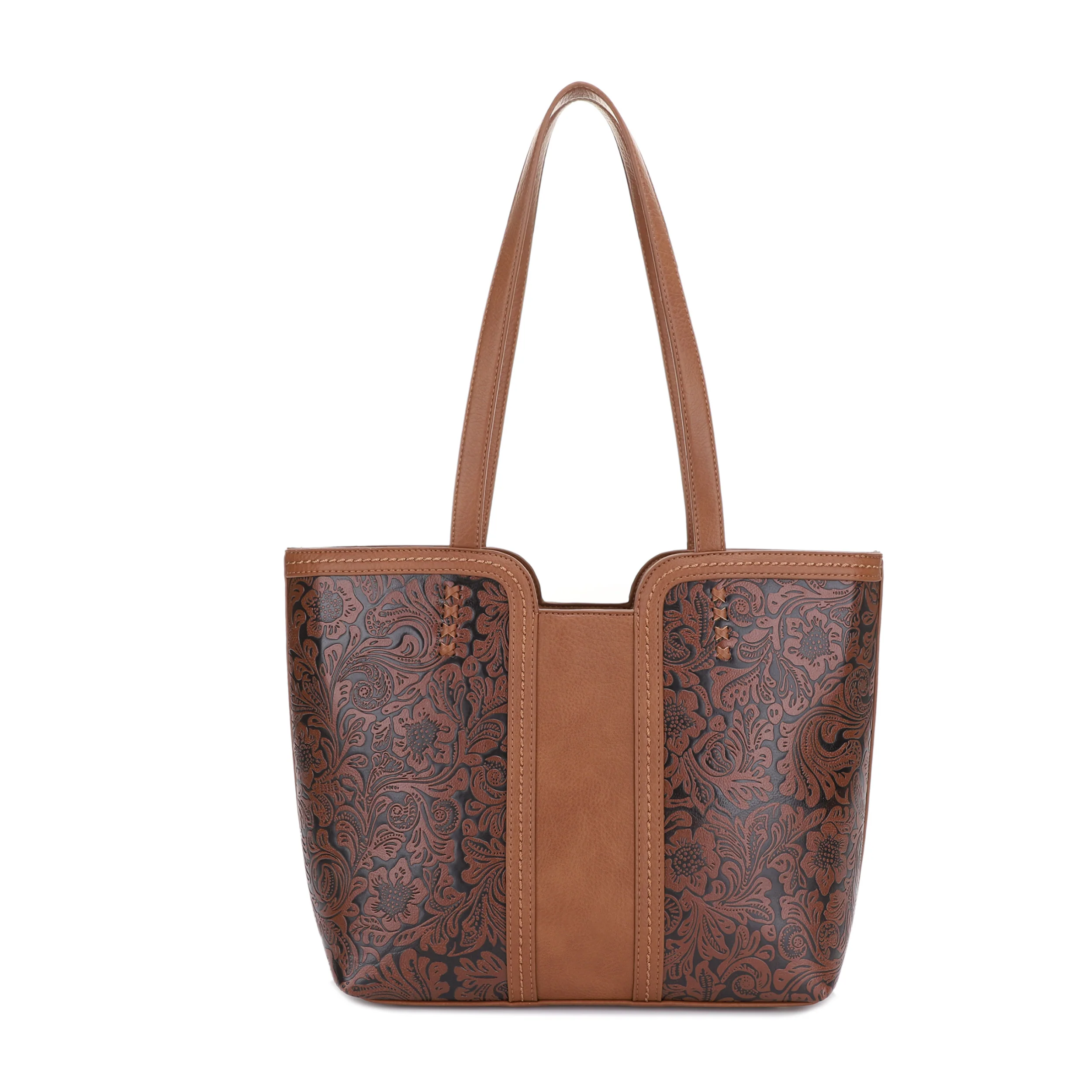 Cassidy Concealed Carry Tooled Tote Bag with Matching Wallet - Image 44