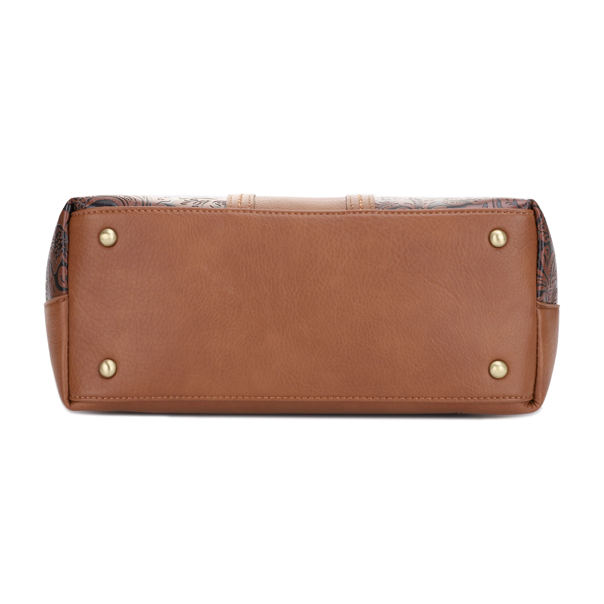 Cassidy Concealed Carry Tooled Tote Bag with Matching Wallet - Image 48
