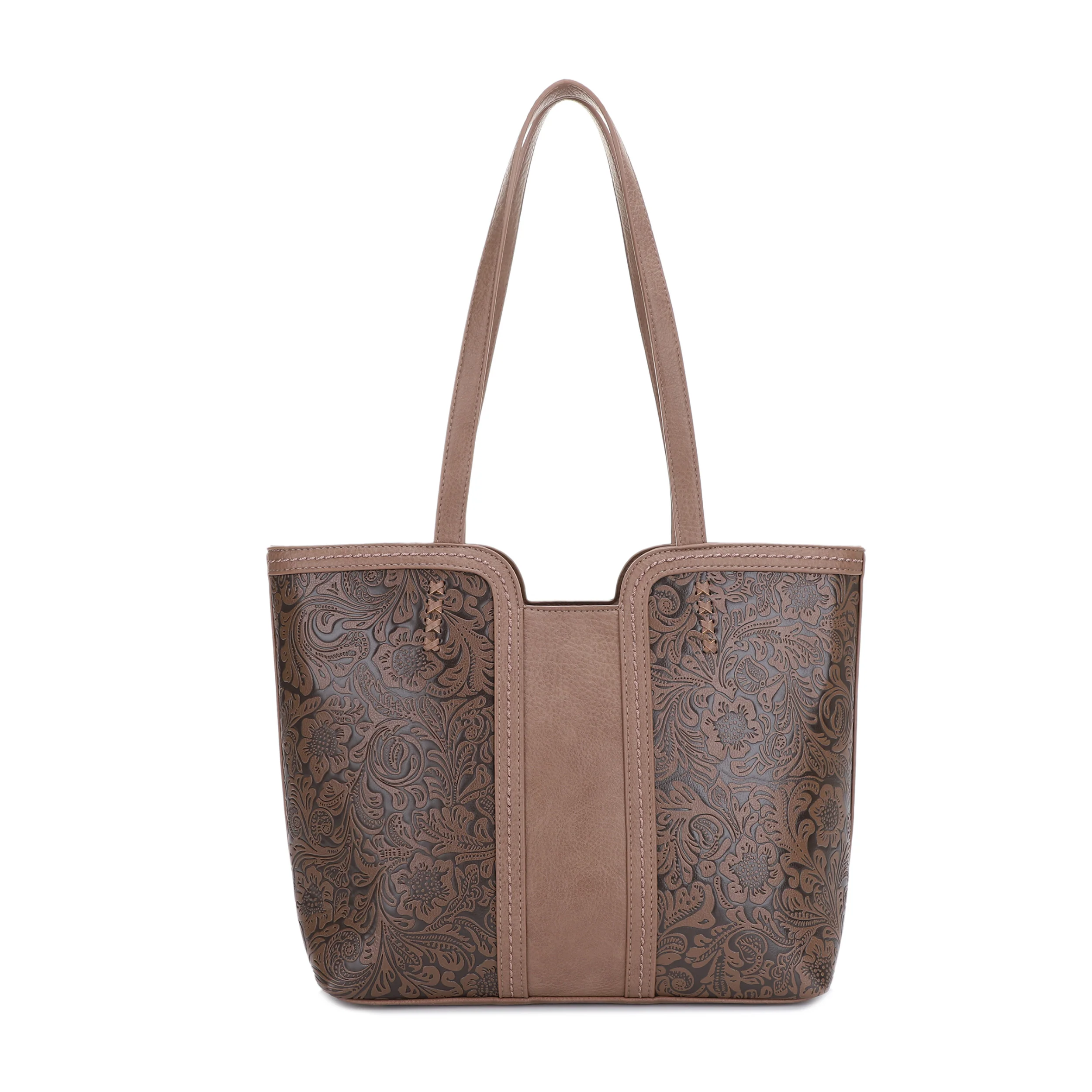 Cassidy Concealed Carry Tooled Tote Bag with Matching Wallet - Image 54