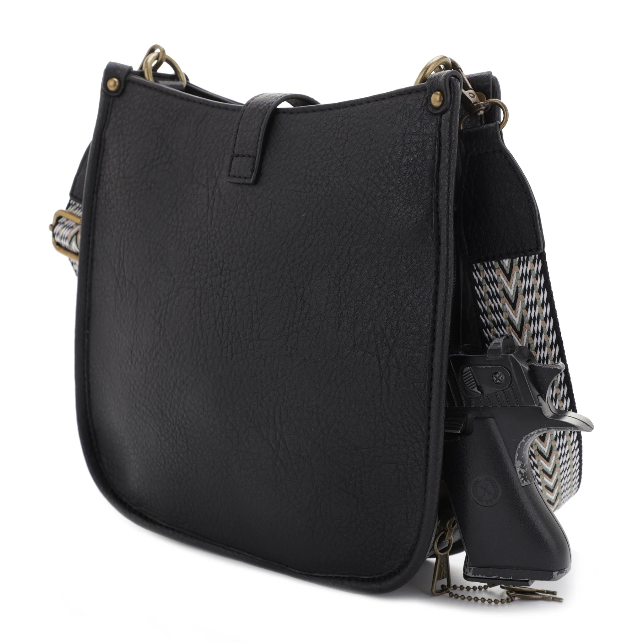 Chelsea Concealed Carry Lock and Key Hobo - Image 22