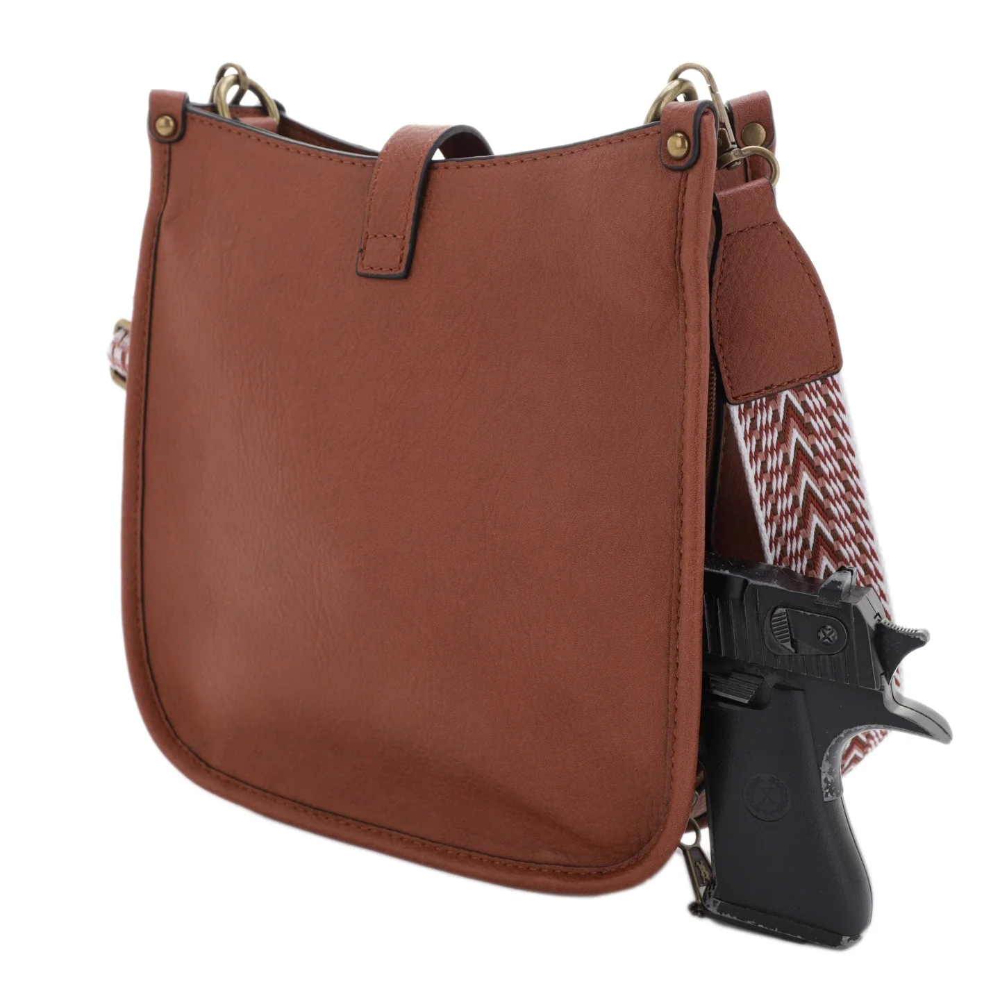 Chelsea Concealed Carry Lock and Key Hobo - Image 28
