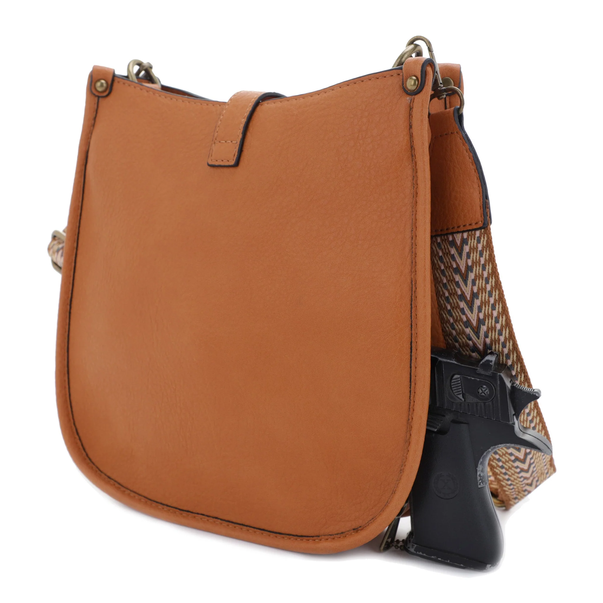 Chelsea Concealed Carry Lock and Key Hobo - Image 34