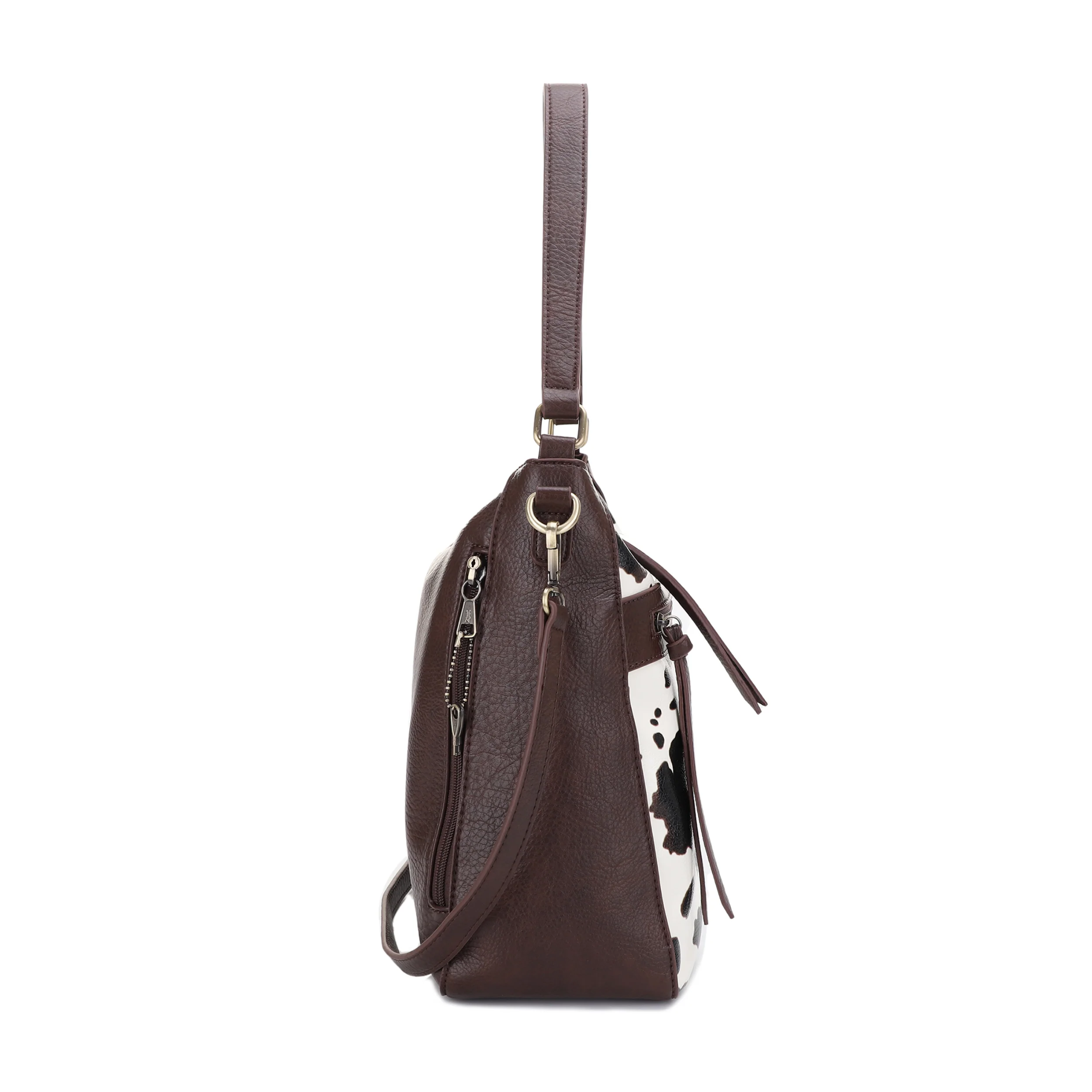 Dakota Concealed Carry Lock and Key Hobo Shoulder Bag - Image 3