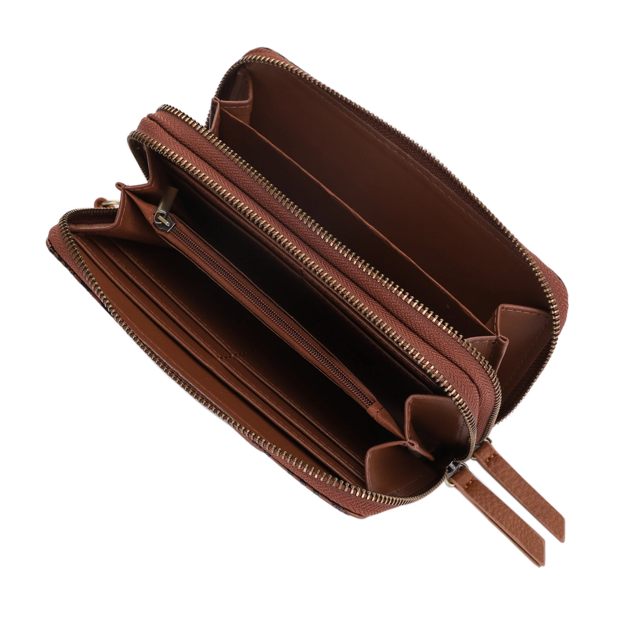 Filly Flora Embossed Wallet with Wrist Strap - Image 24