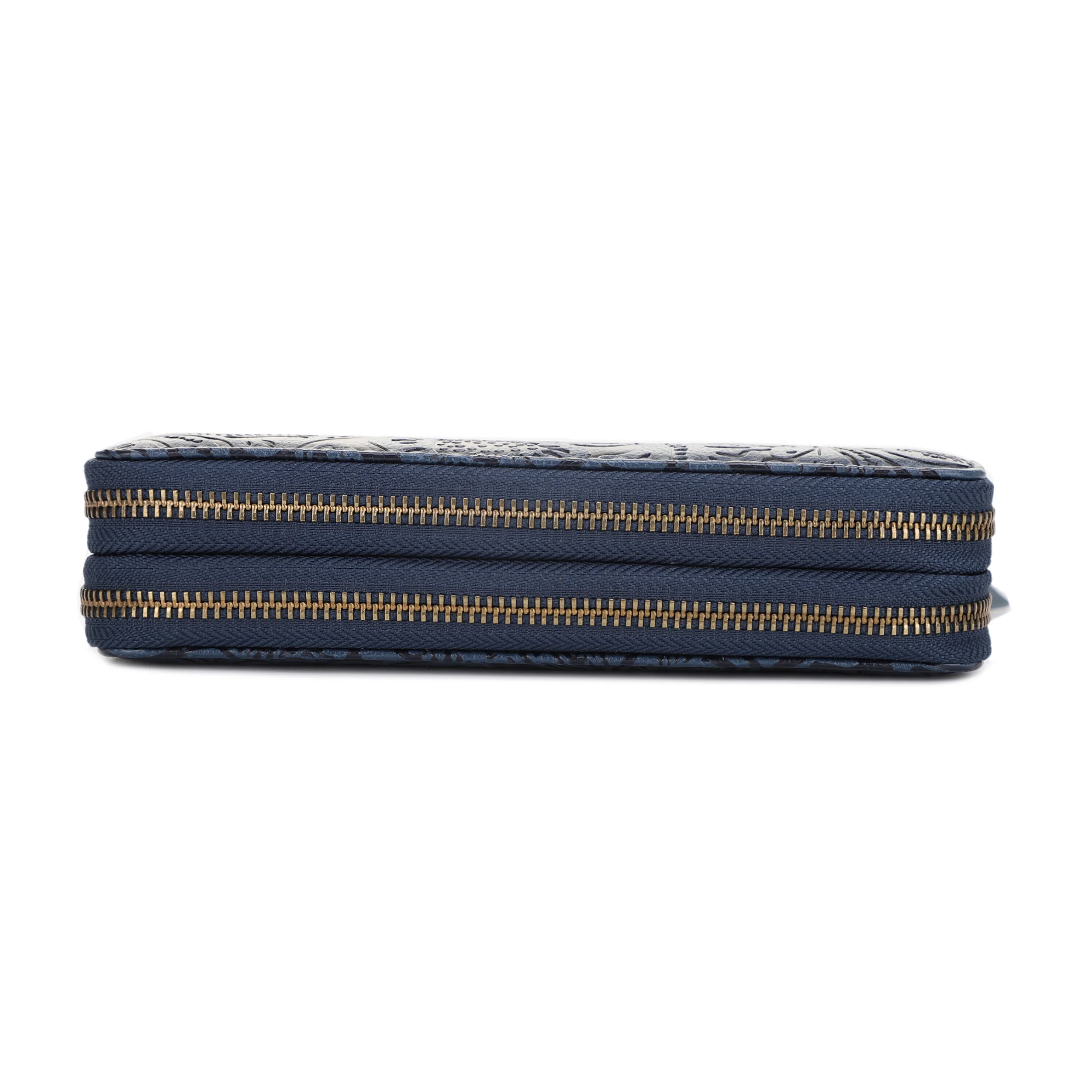 Filly Flora Embossed Wallet with Wrist Strap - Image 28