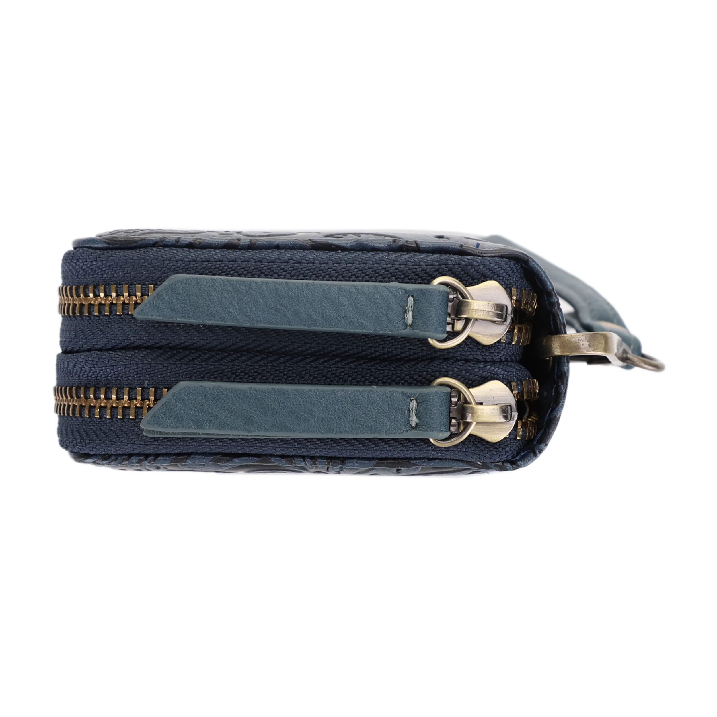 Filly Flora Embossed Wallet with Wrist Strap - Image 29
