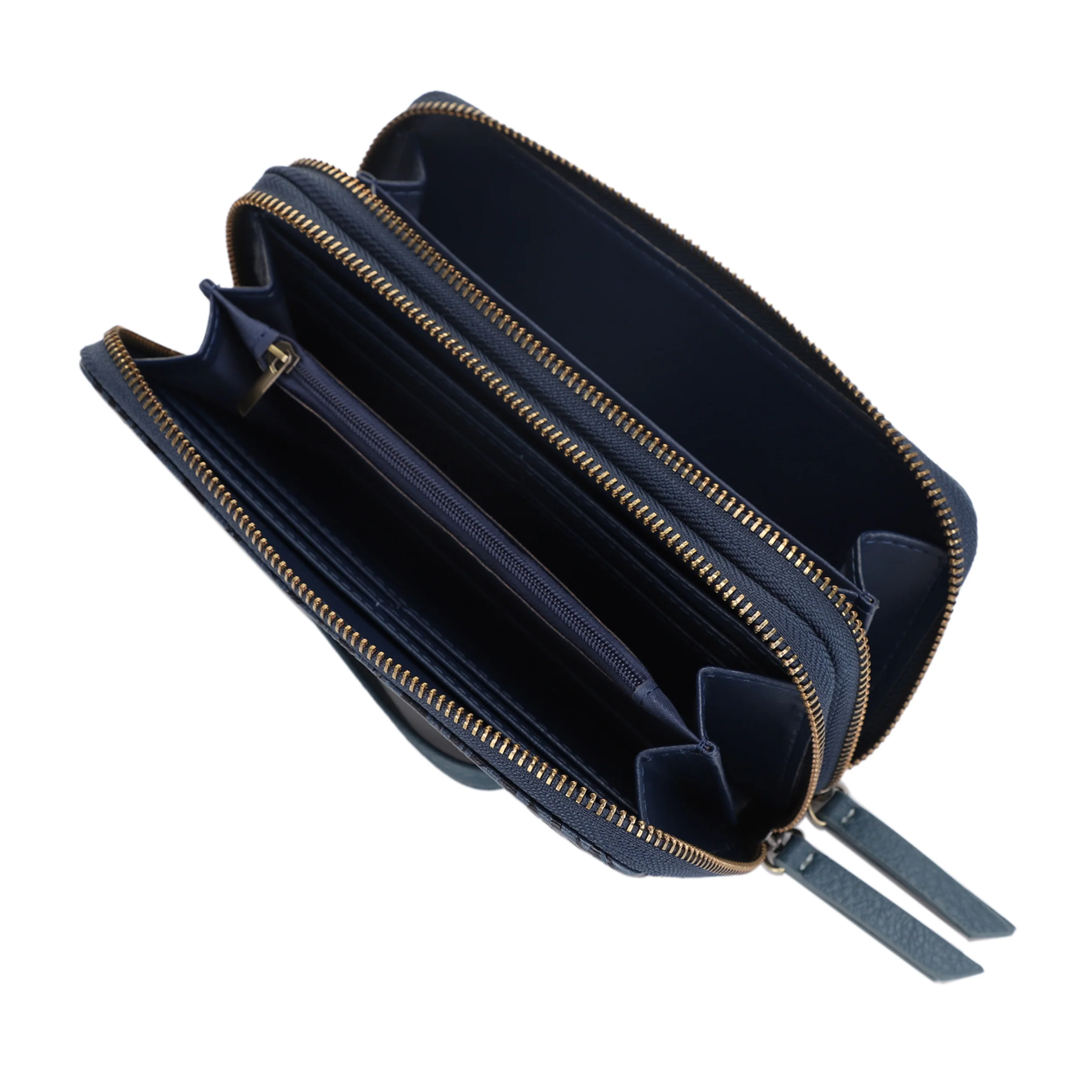 Filly Flora Embossed Wallet with Wrist Strap - Image 30