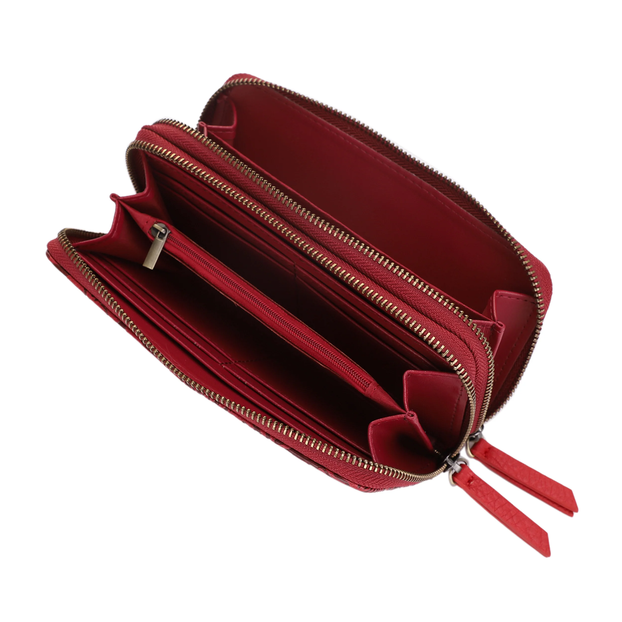 Filly Flora Embossed Wallet with Wrist Strap - Image 6