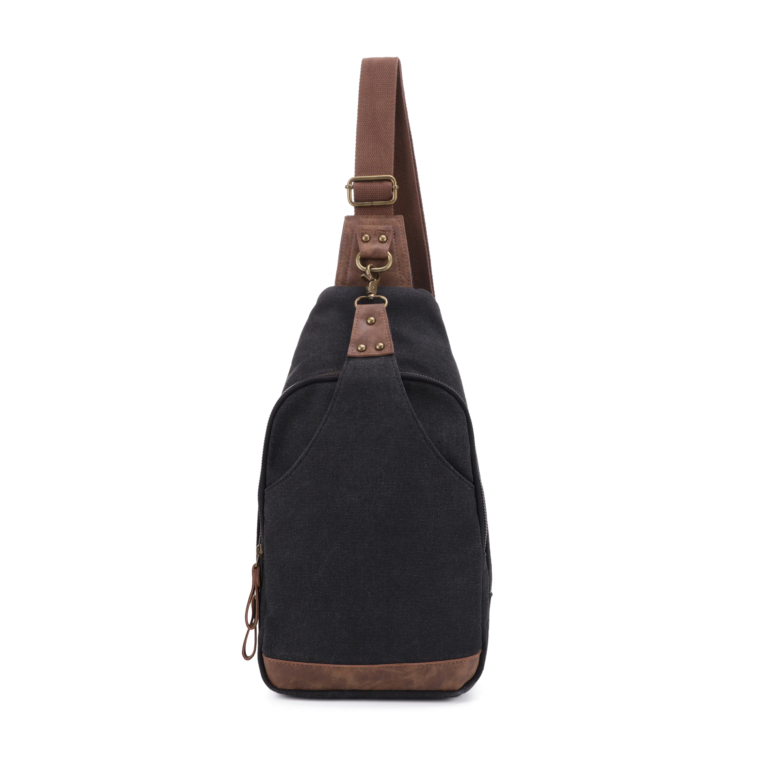 Glacier Unisex Canvas Sling Shoulder Concealed Backpack - Image 11