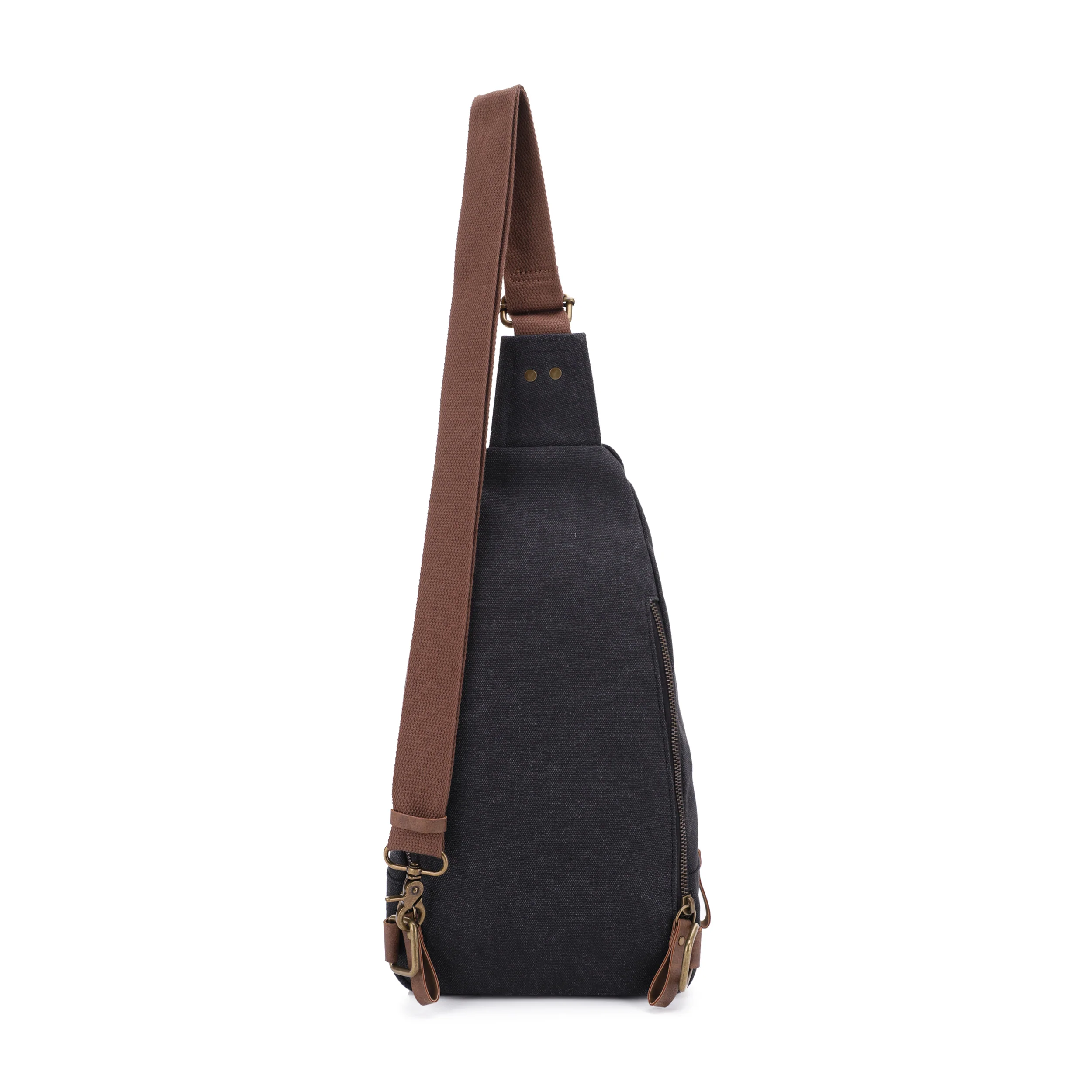 Glacier Unisex Canvas Sling Shoulder Concealed Backpack - Image 12