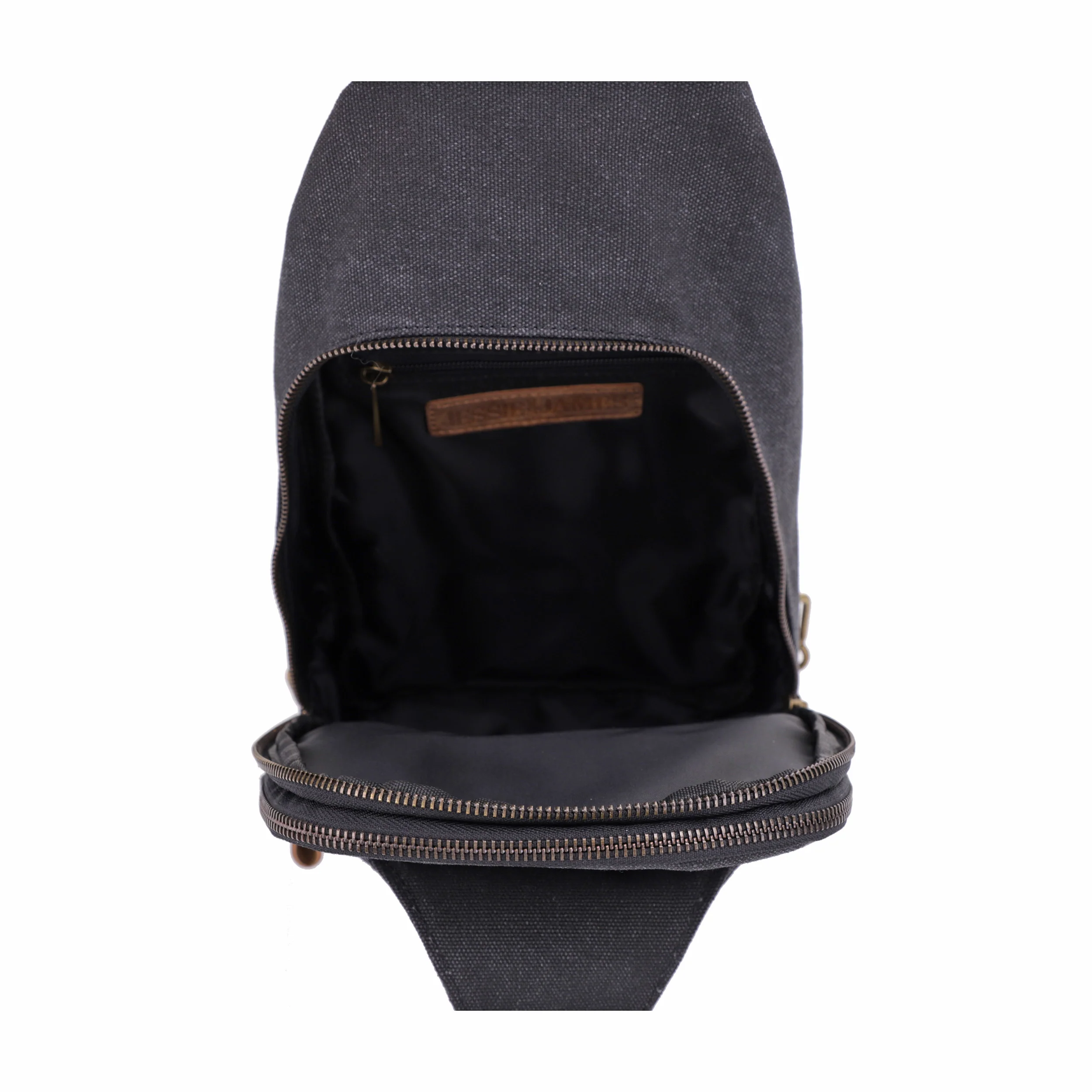 Glacier Unisex Canvas Sling Shoulder Concealed Backpack - Image 15