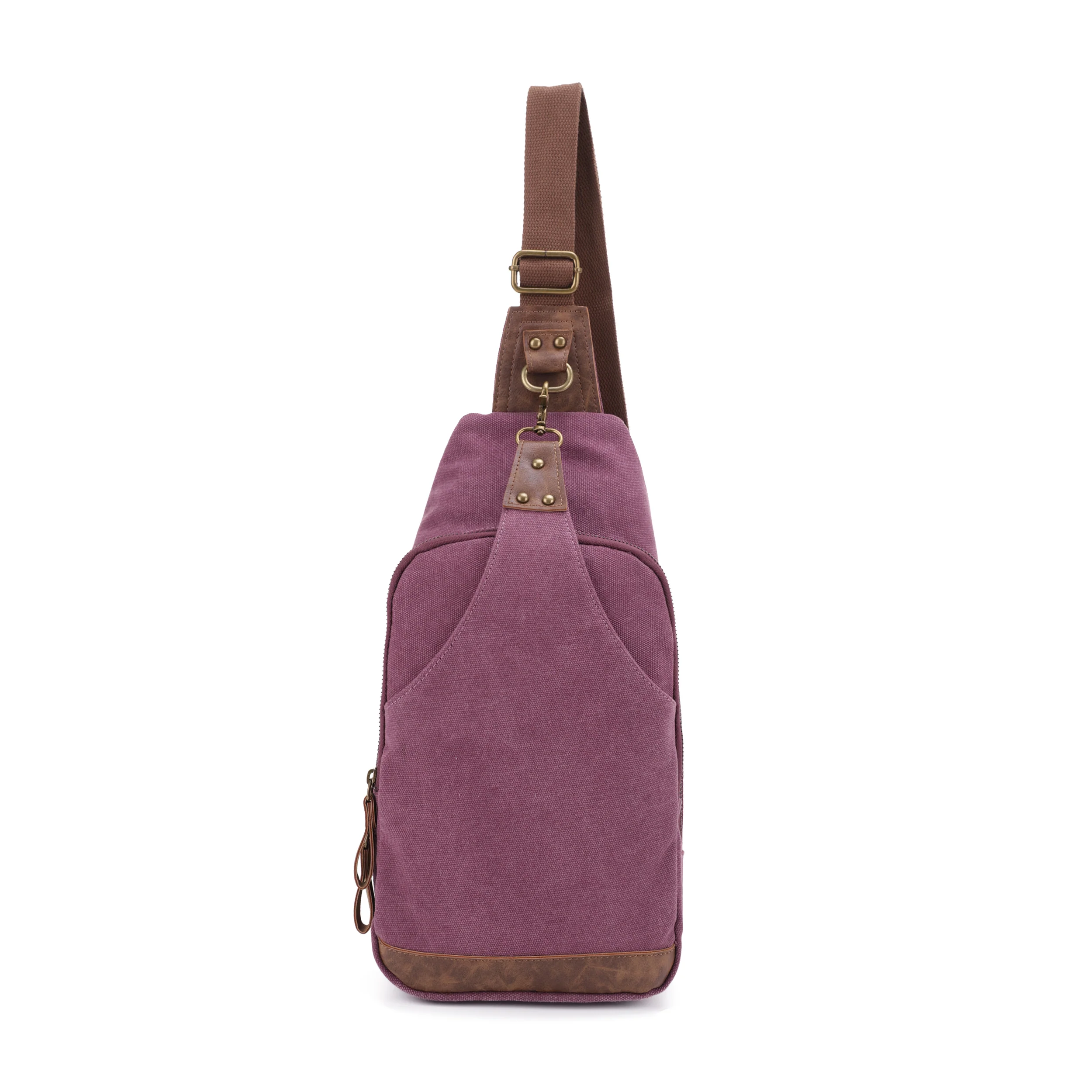 Glacier Unisex Canvas Sling Shoulder Concealed Backpack - Image 34