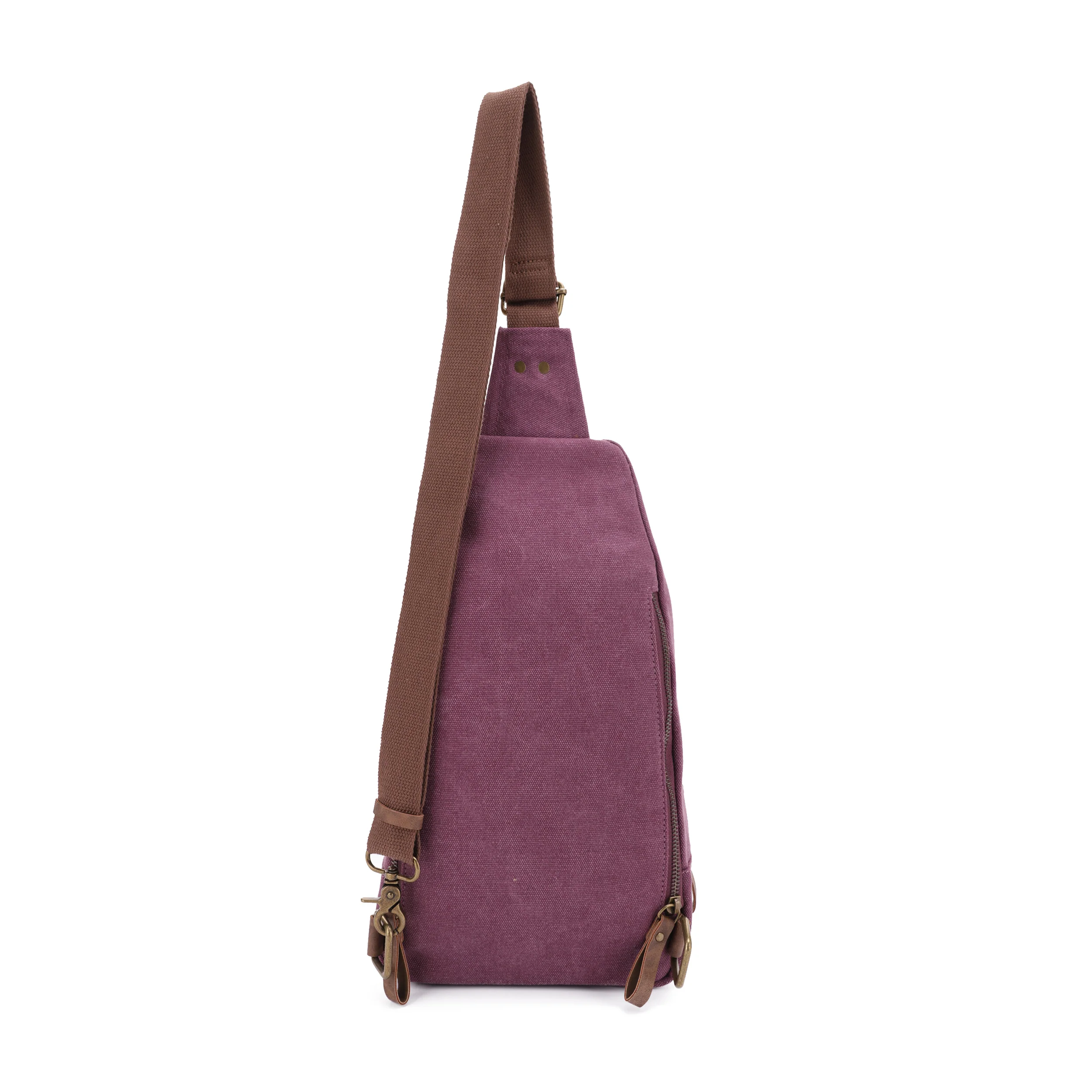 Glacier Unisex Canvas Sling Shoulder Concealed Backpack - Image 35