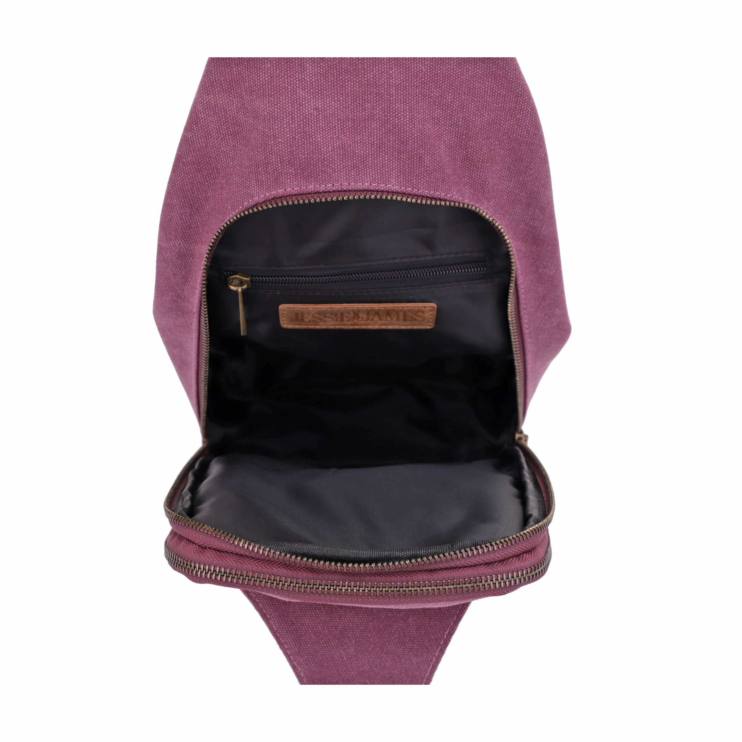 Glacier Unisex Canvas Sling Shoulder Concealed Backpack - Image 38