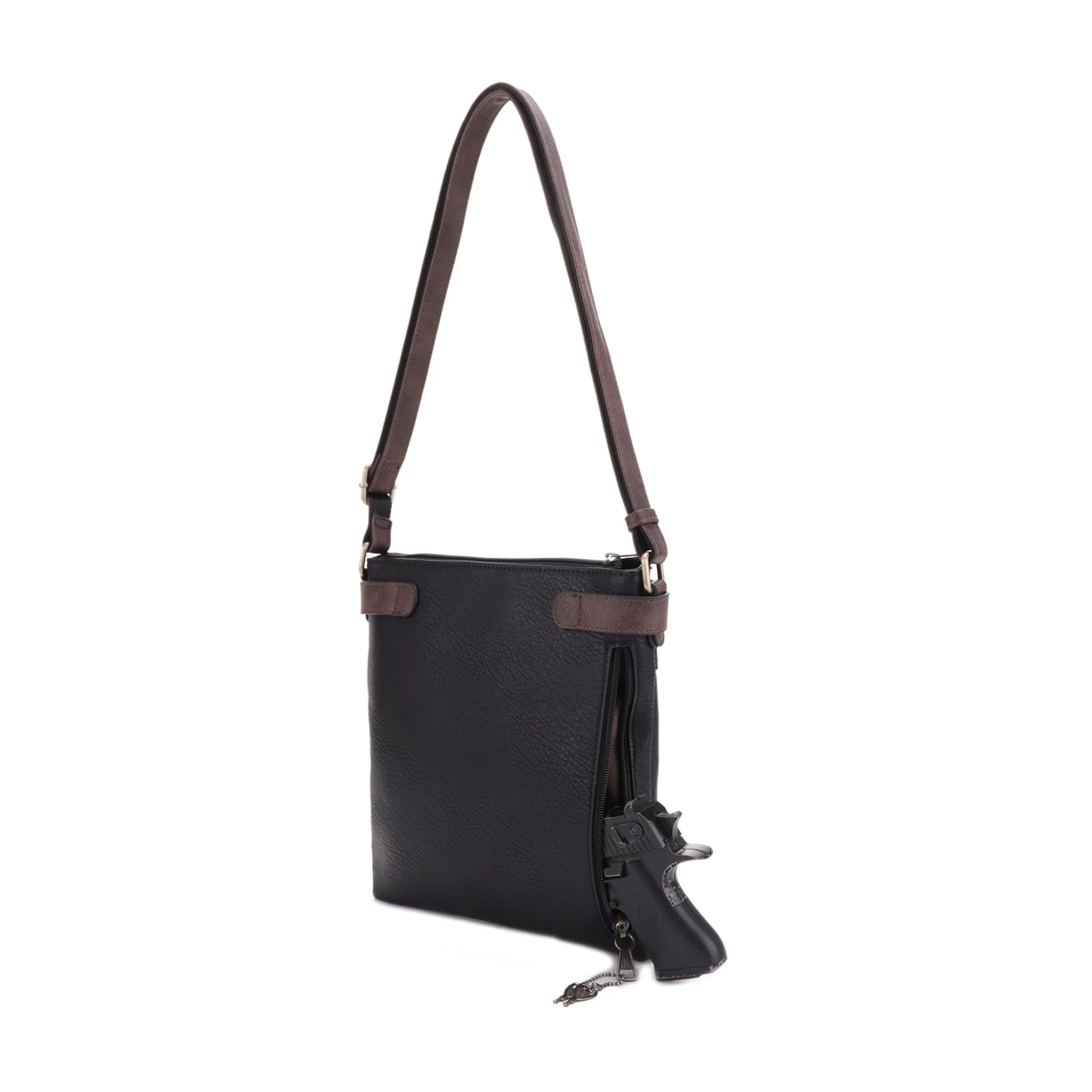Hannah Concealed Carry Lock and Key Crossbody - Image 10