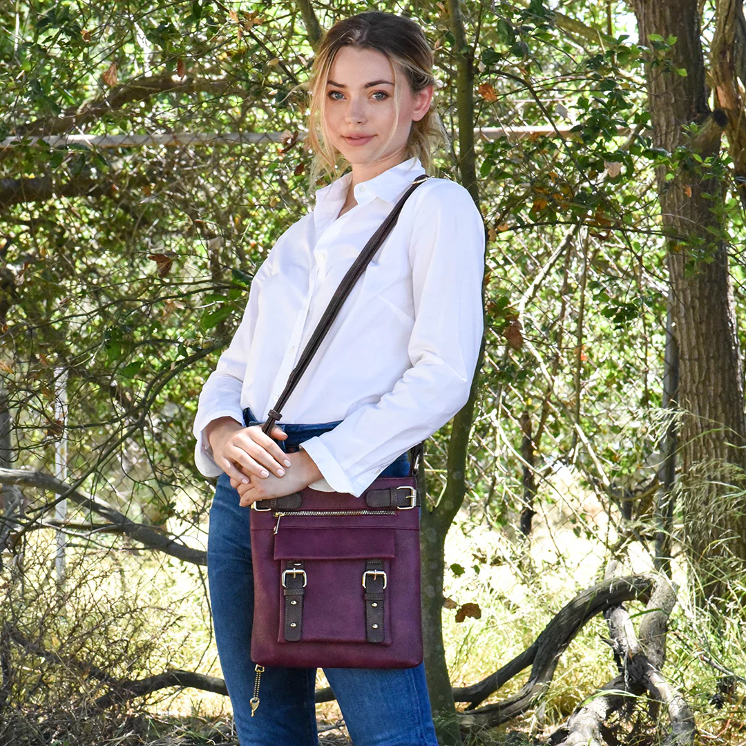 Hannah Concealed Carry Lock and Key Crossbody - Image 28