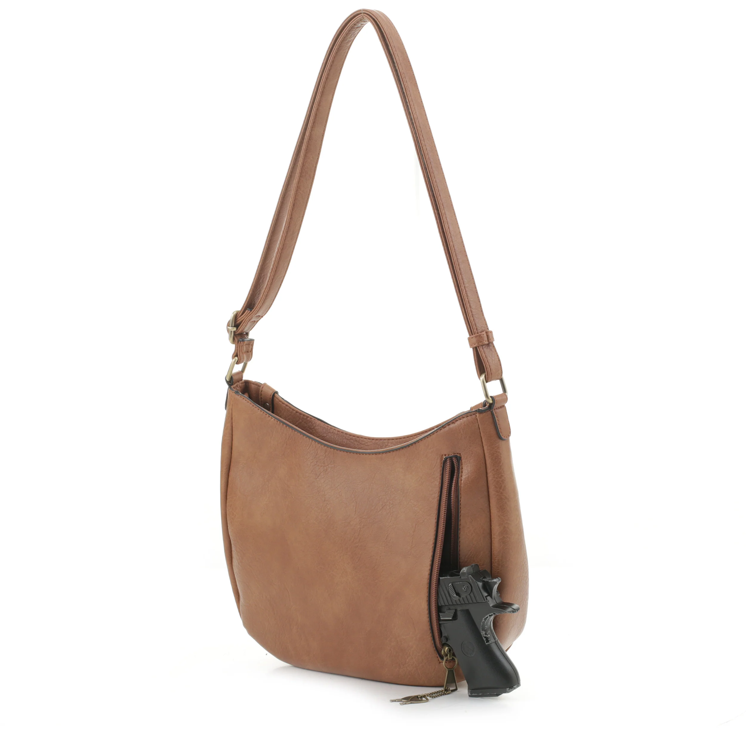 Emily Concealed Carry Hobo with Whipstitch - Image 7