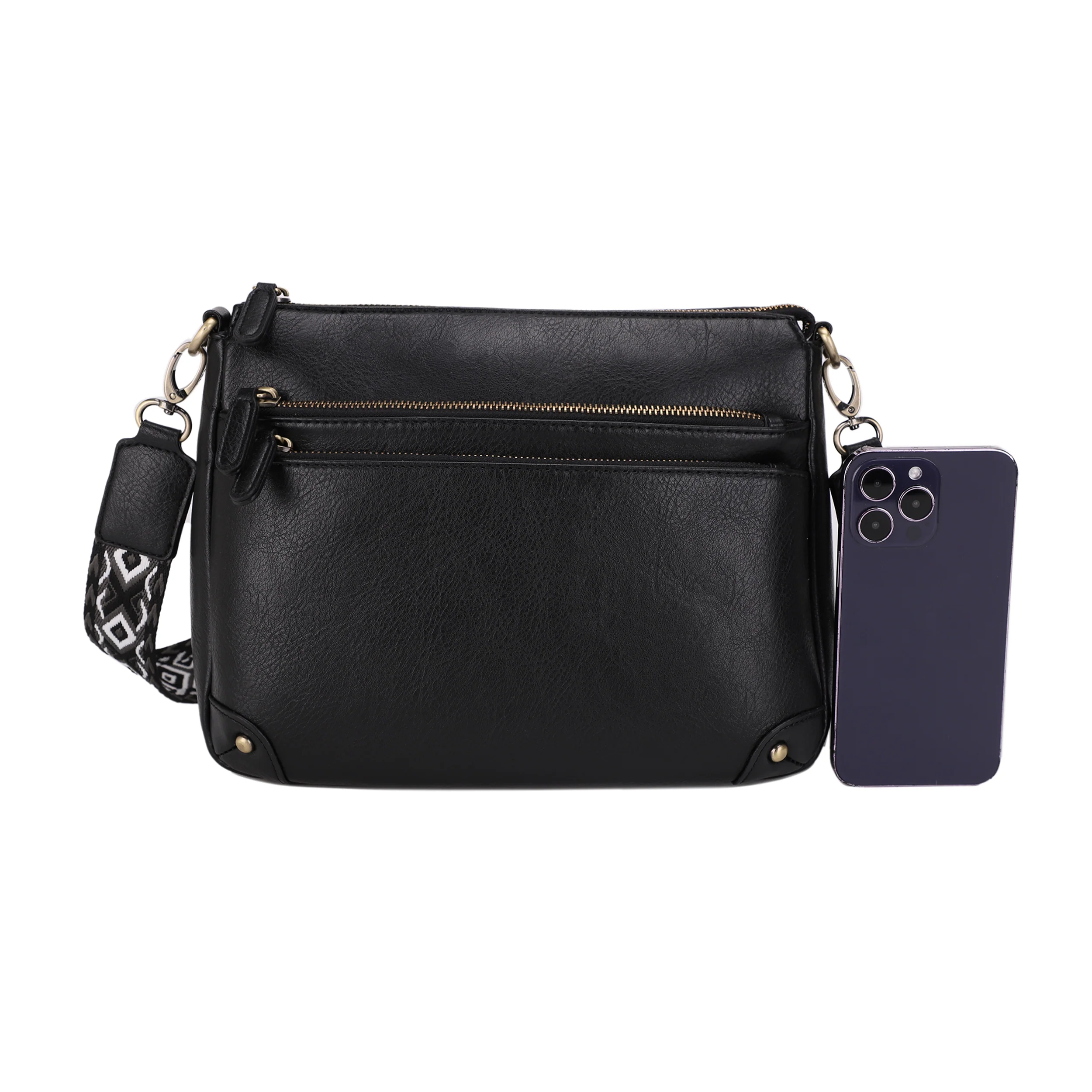 Hudson Concealed Carry Zip Crossbody Bag - Image 12