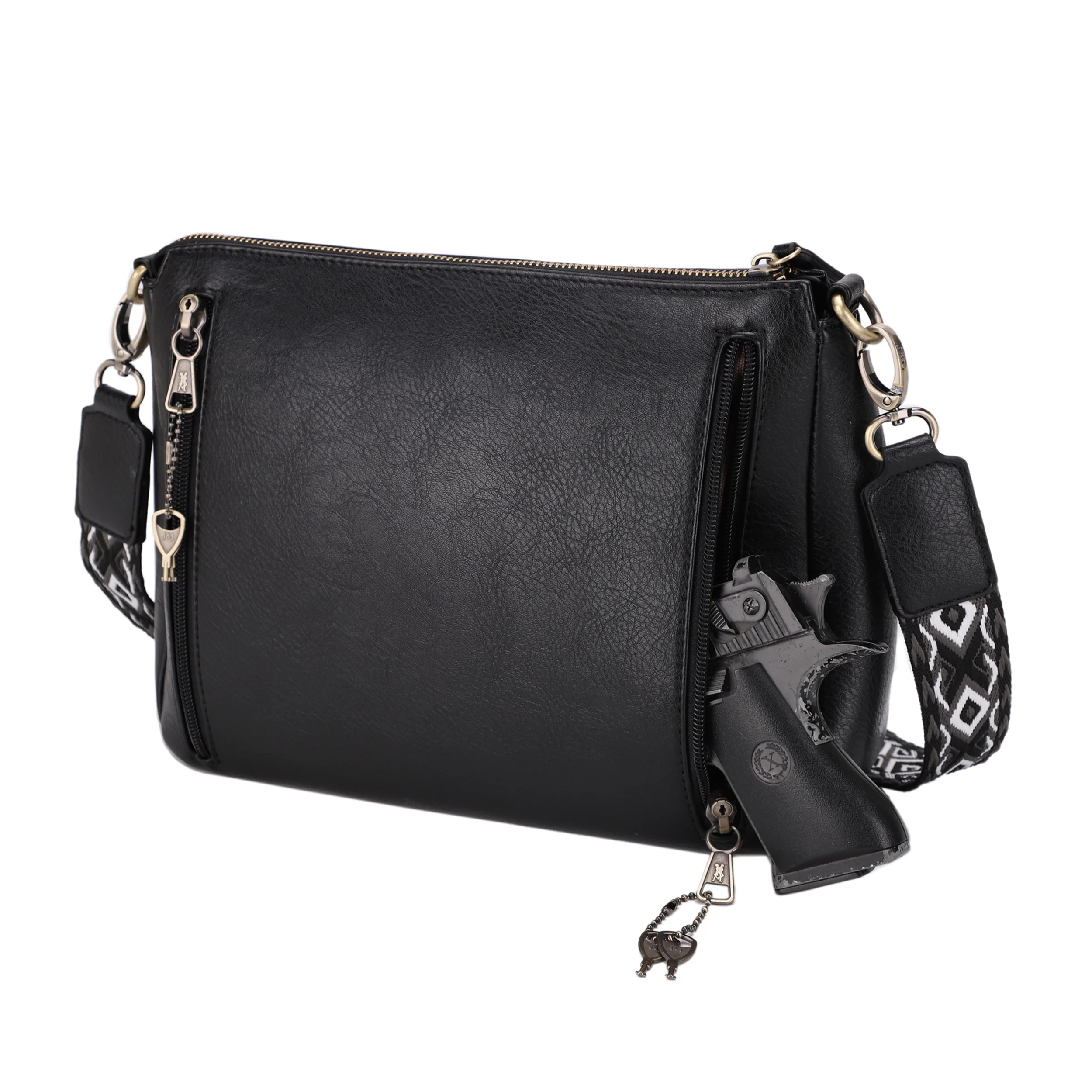 Hudson Concealed Carry Zip Crossbody Bag - Image 15