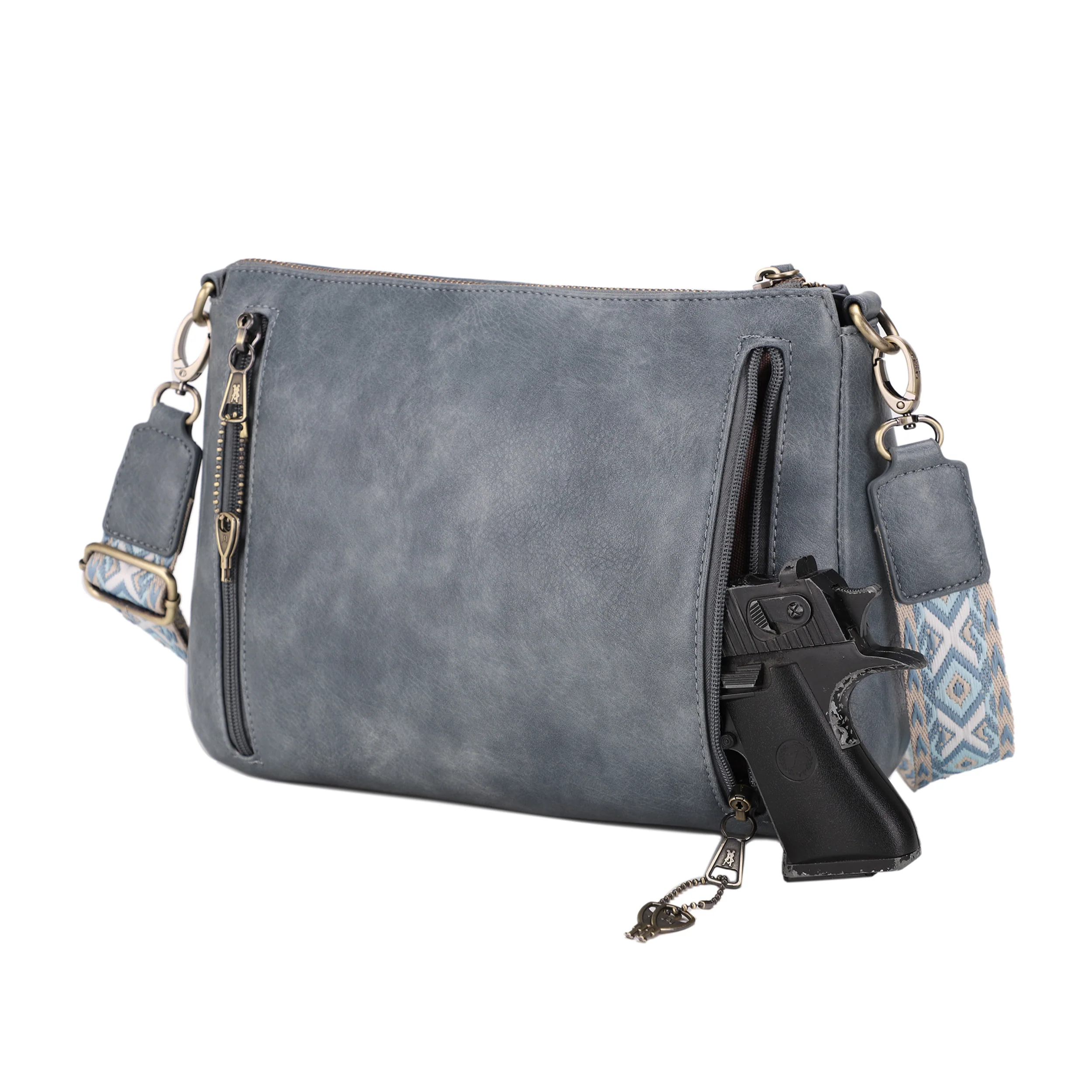 Hudson Concealed Carry Zip Crossbody Bag - Image 23
