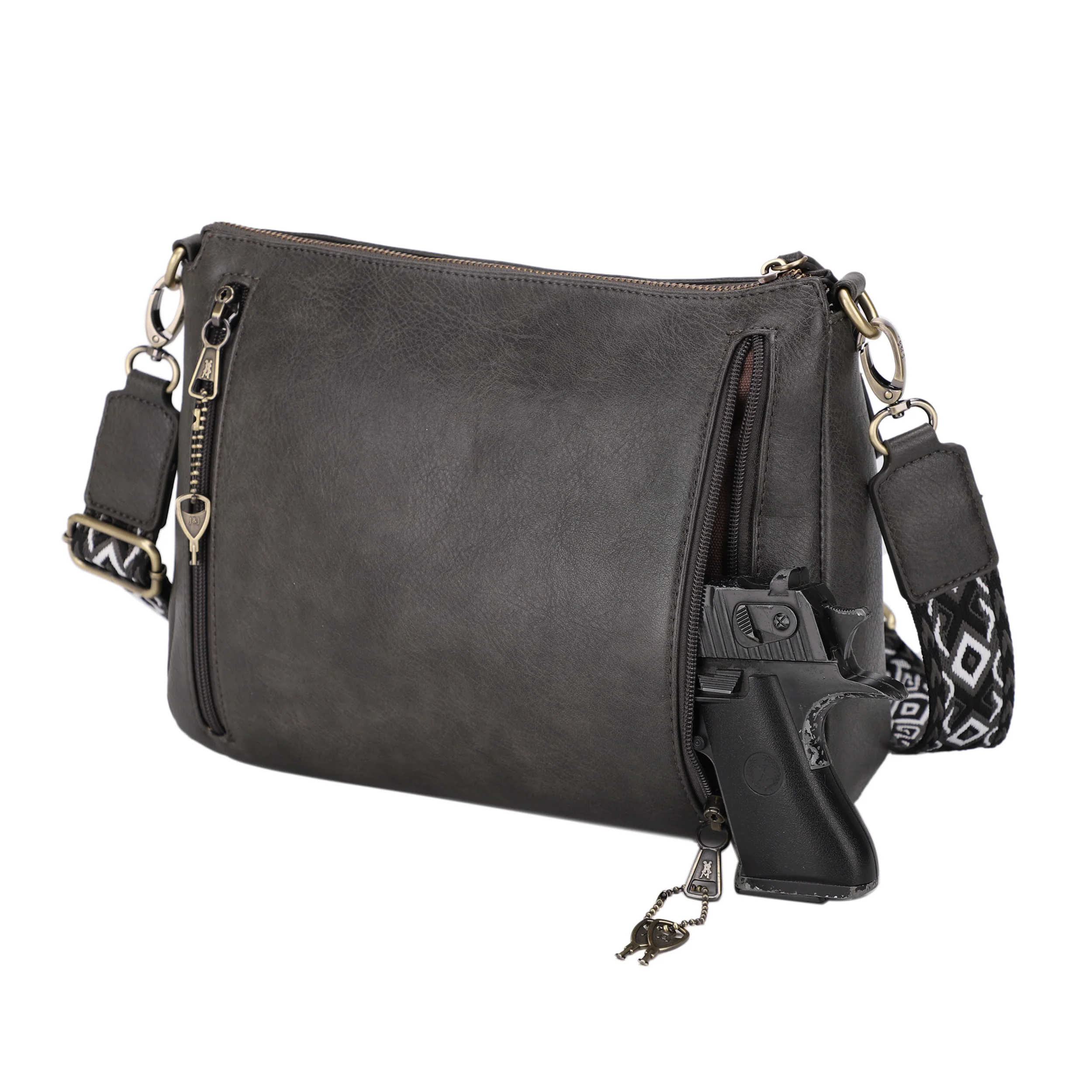 Hudson Concealed Carry Zip Crossbody Bag - Image 29