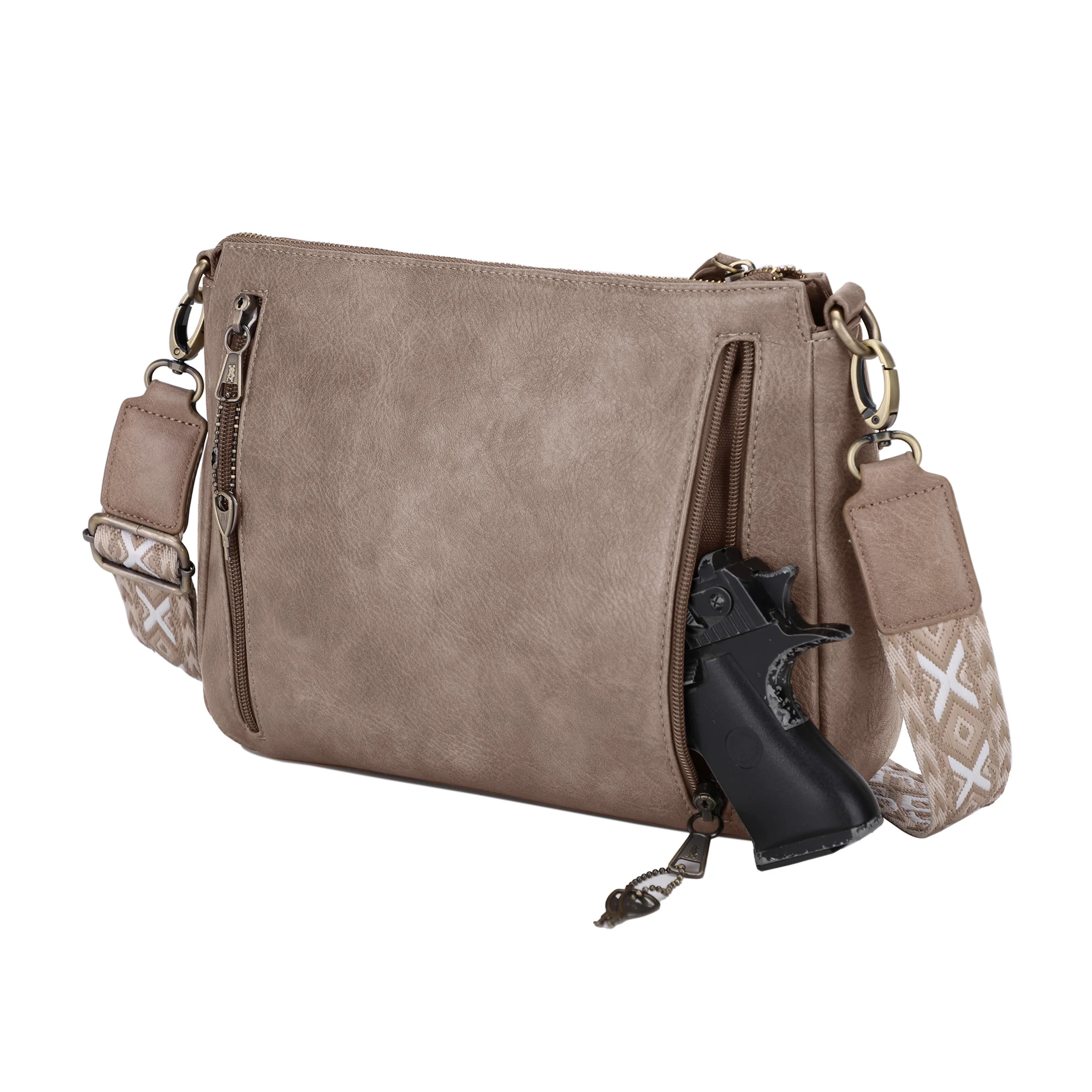 Hudson Concealed Carry Zip Crossbody Bag - Image 37