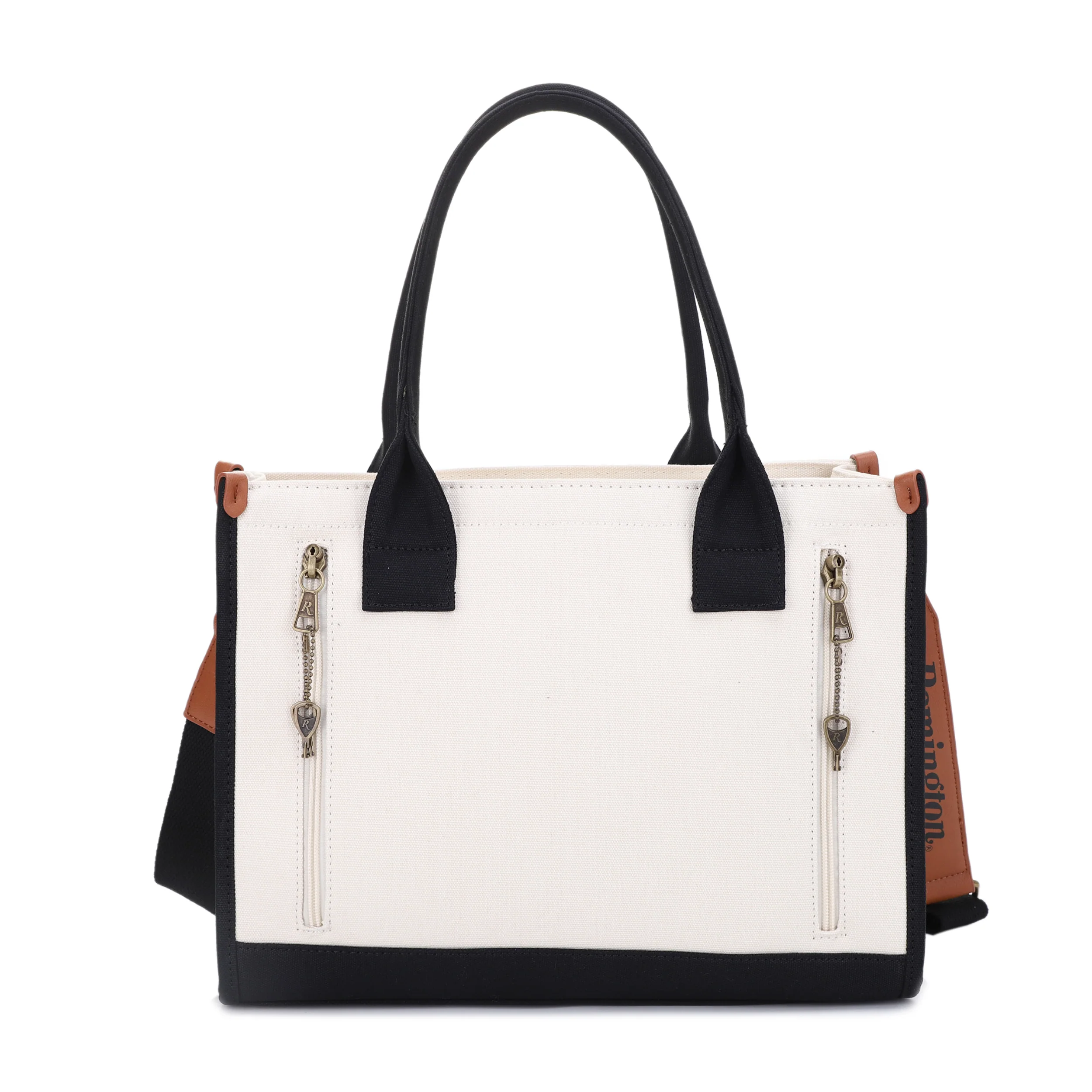 Remington Huntsville Concealed Carry Canvas Lock and Key Book Tote - Image 11