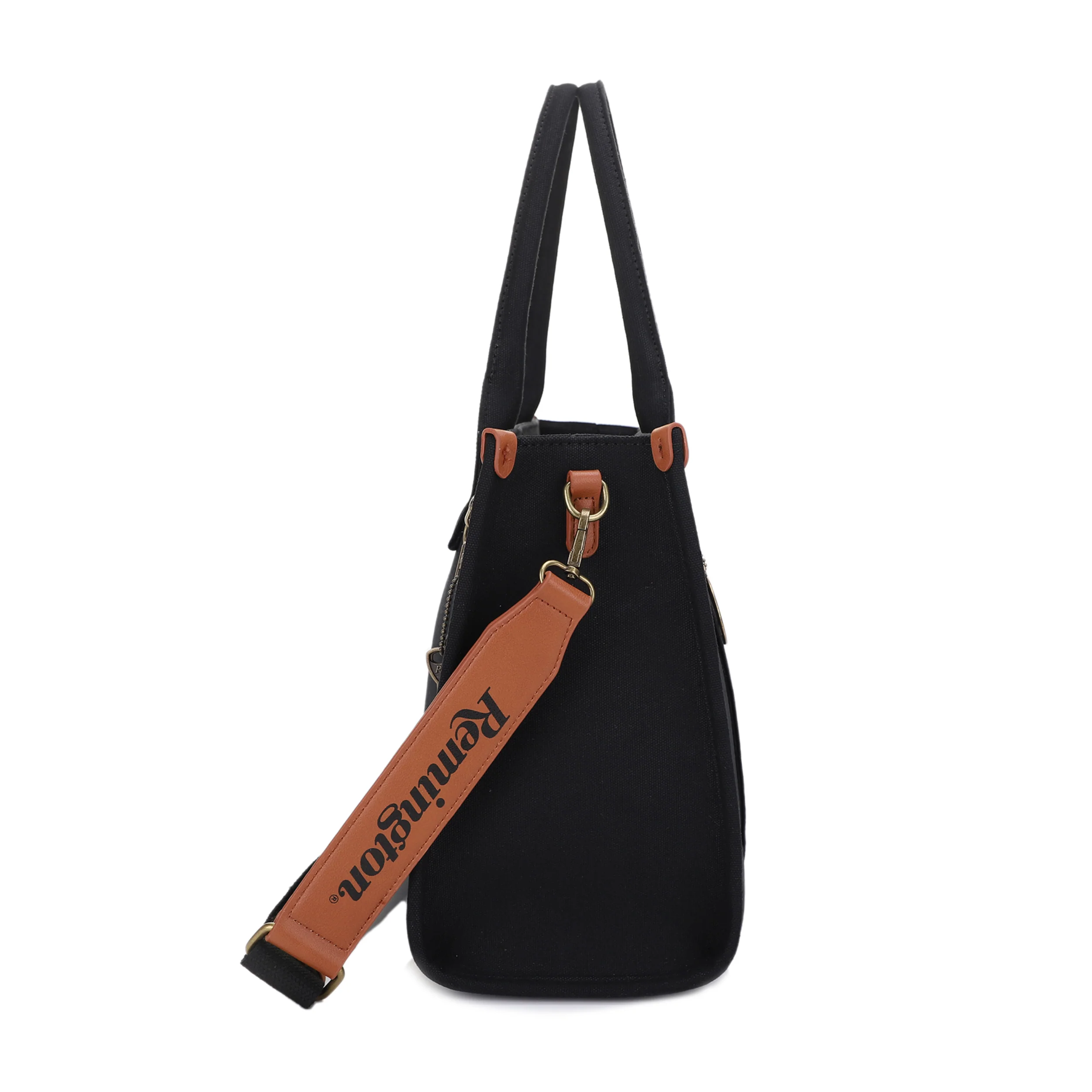 Remington Huntsville Concealed Carry Canvas Lock and Key Book Tote - Image 17