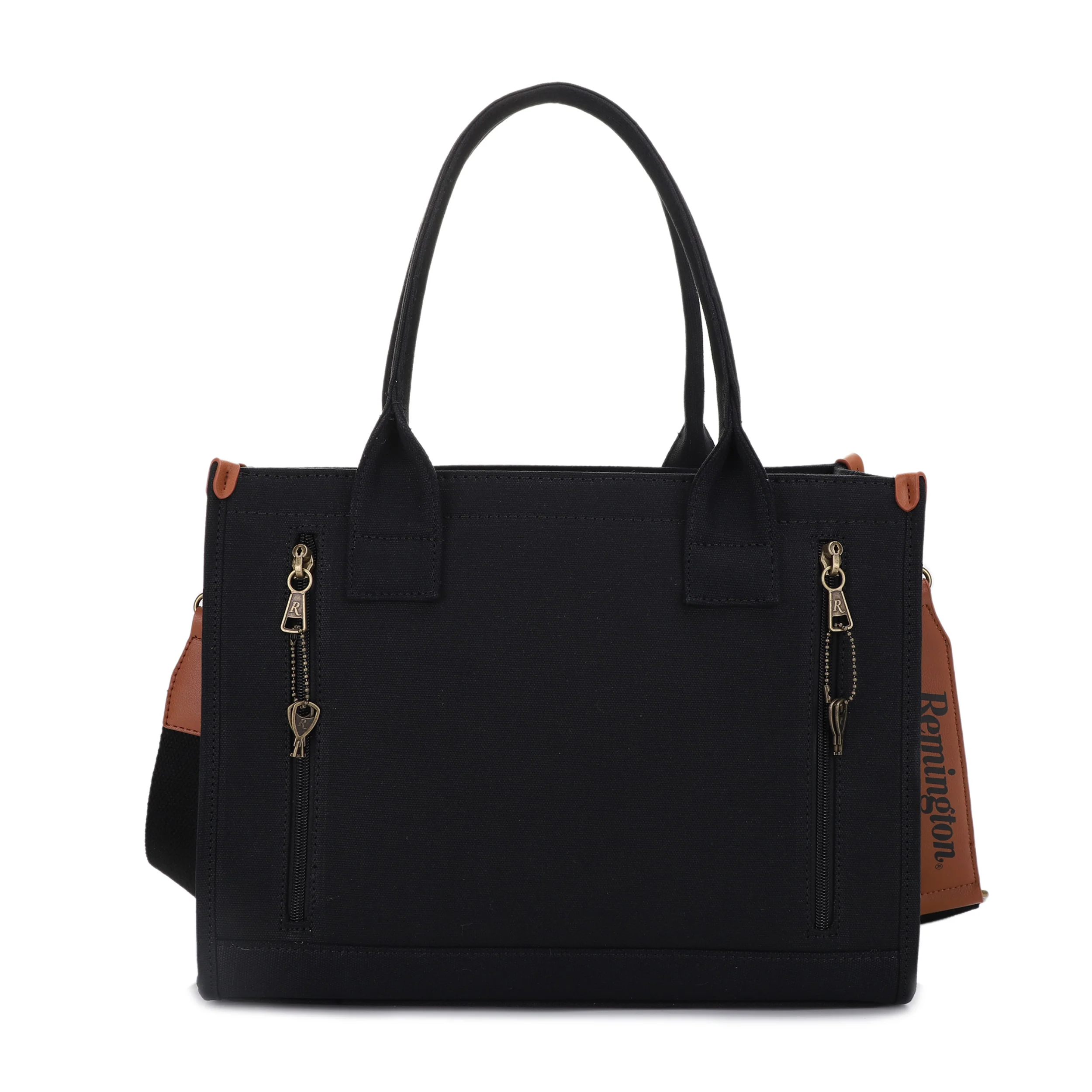Remington Huntsville Concealed Carry Canvas Lock and Key Book Tote - Image 18